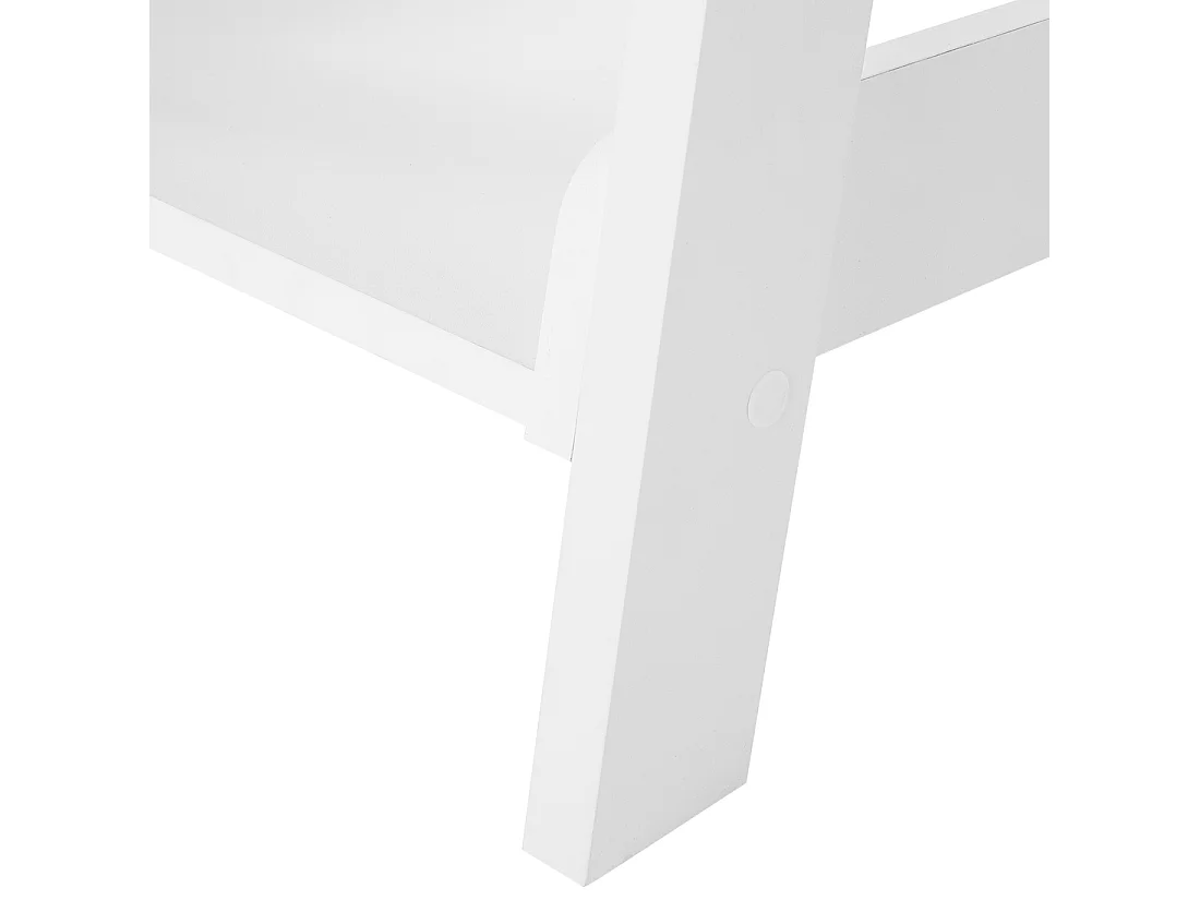 Boekenkast met 5 planken MOBILE TRIO 166 cm Wit