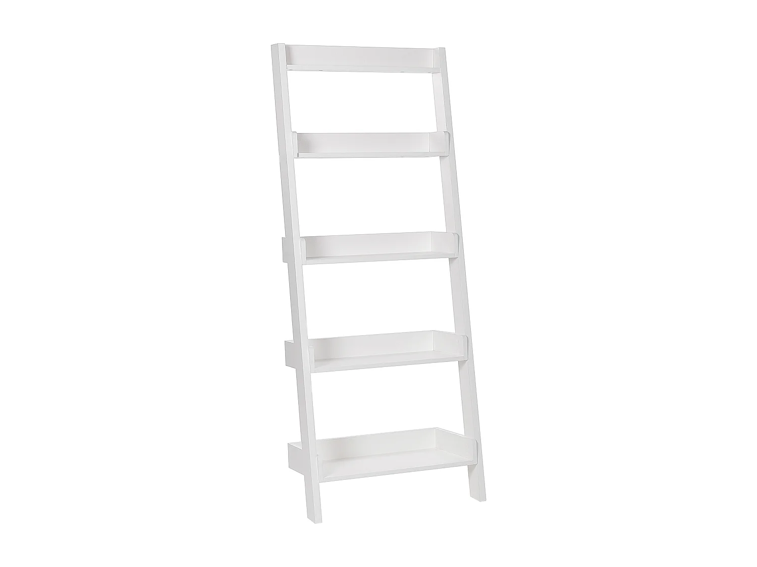 Libreria a 5 ripiani MOBILE TRIO 166 cm Bianco