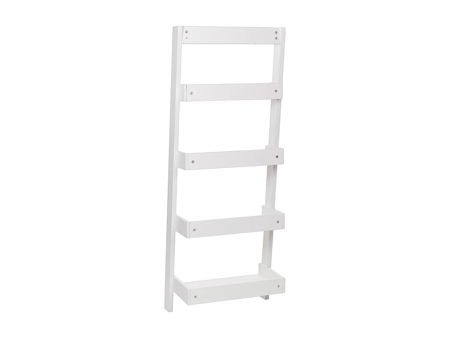 Libreria a 5 ripiani MOBILE TRIO 166 cm Bianco