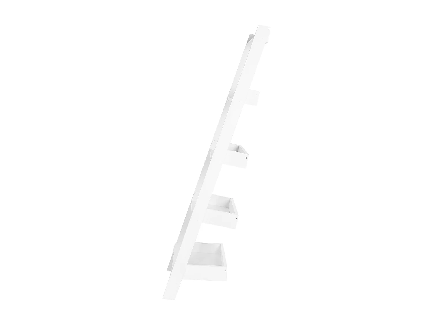Libreria a 5 ripiani MOBILE TRIO 166 cm Bianco