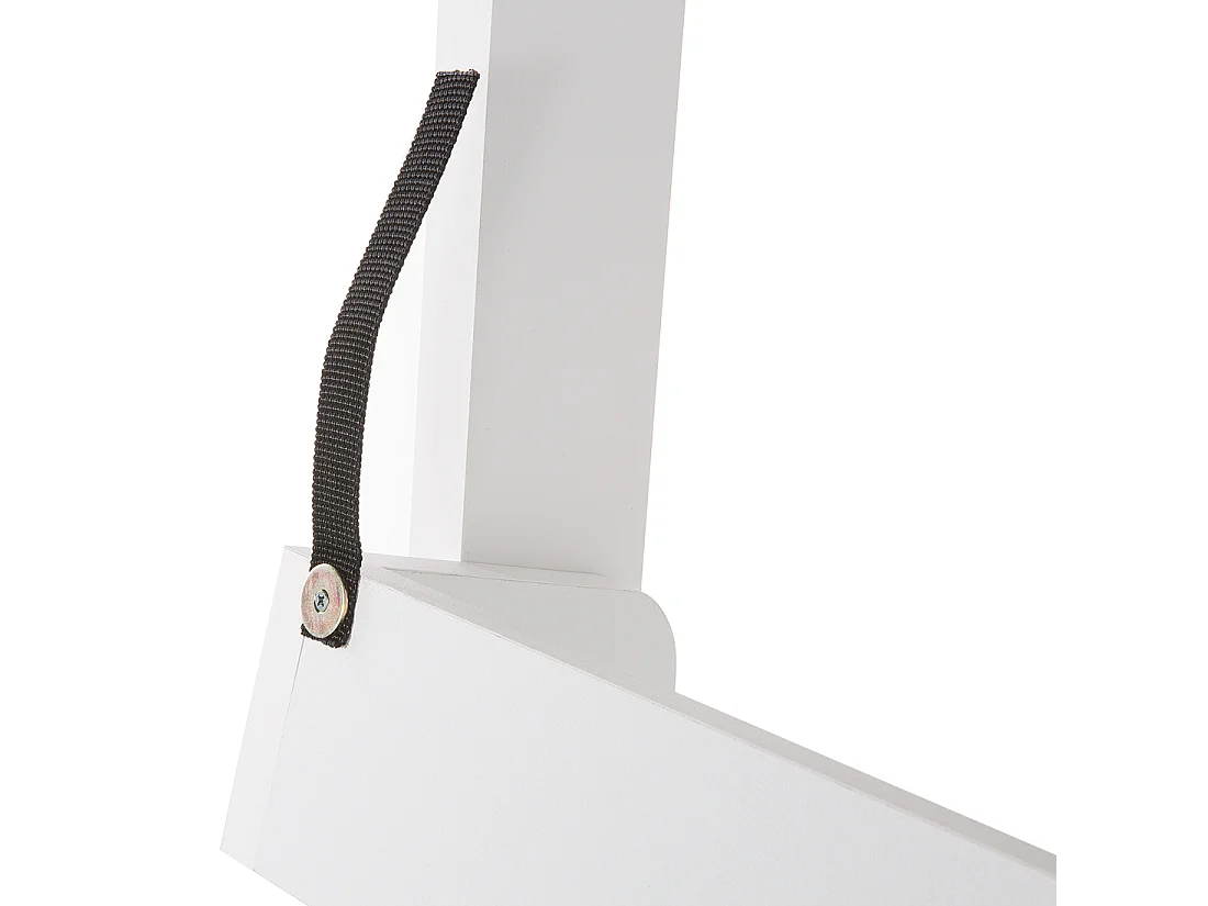 Libreria a 5 ripiani MOBILE TRIO 166 cm Bianco