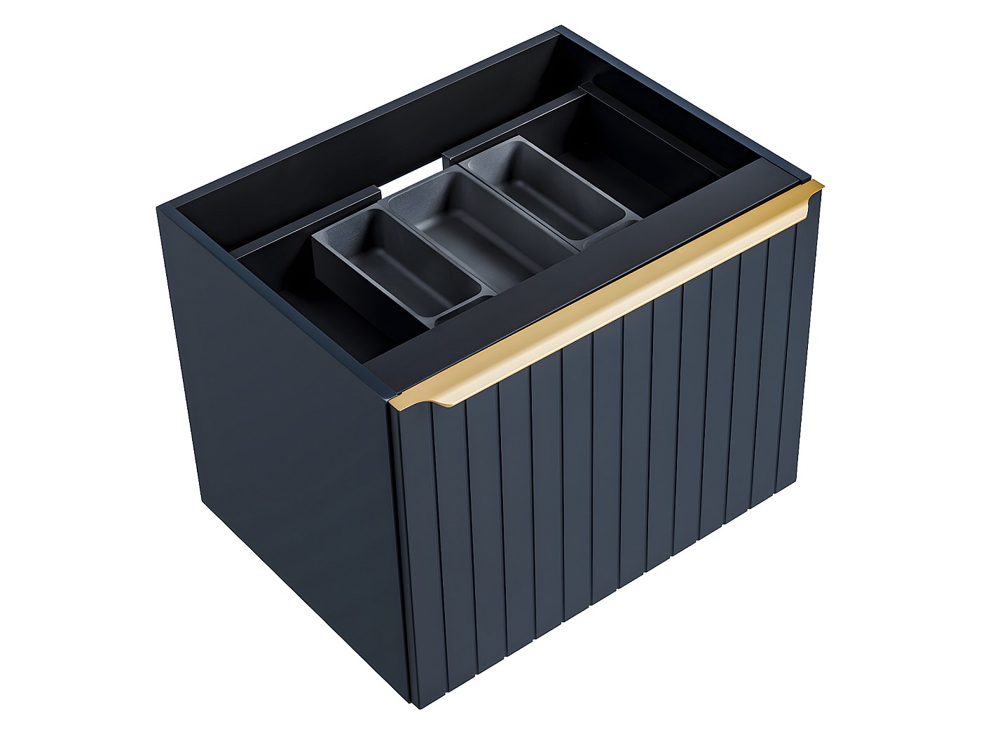 Waschbeckenunterschrank Hangend 60 Cm Ohne Waschbecken