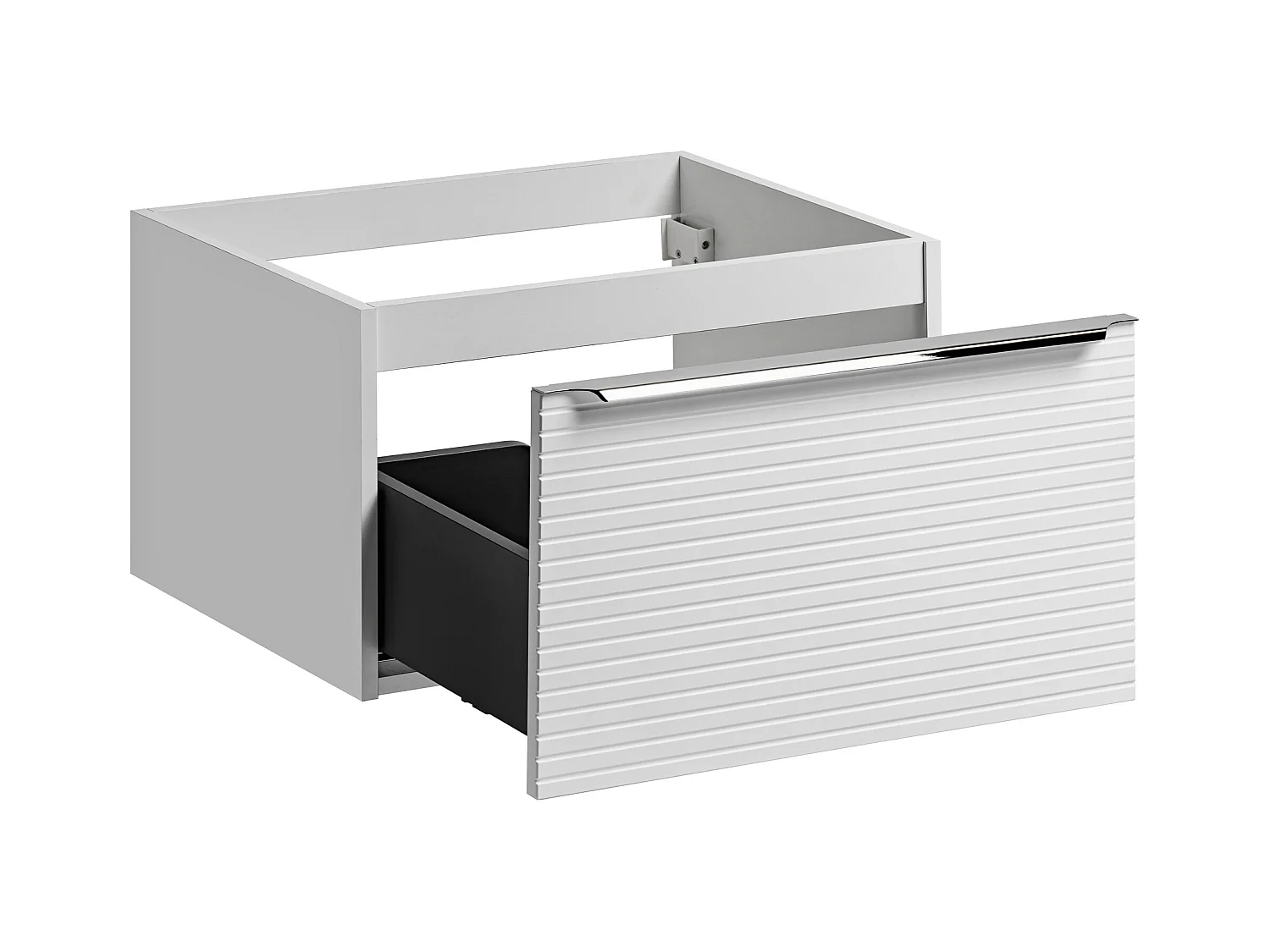 Ophængt underskab med hvide striber - 60 cm - LATOMA