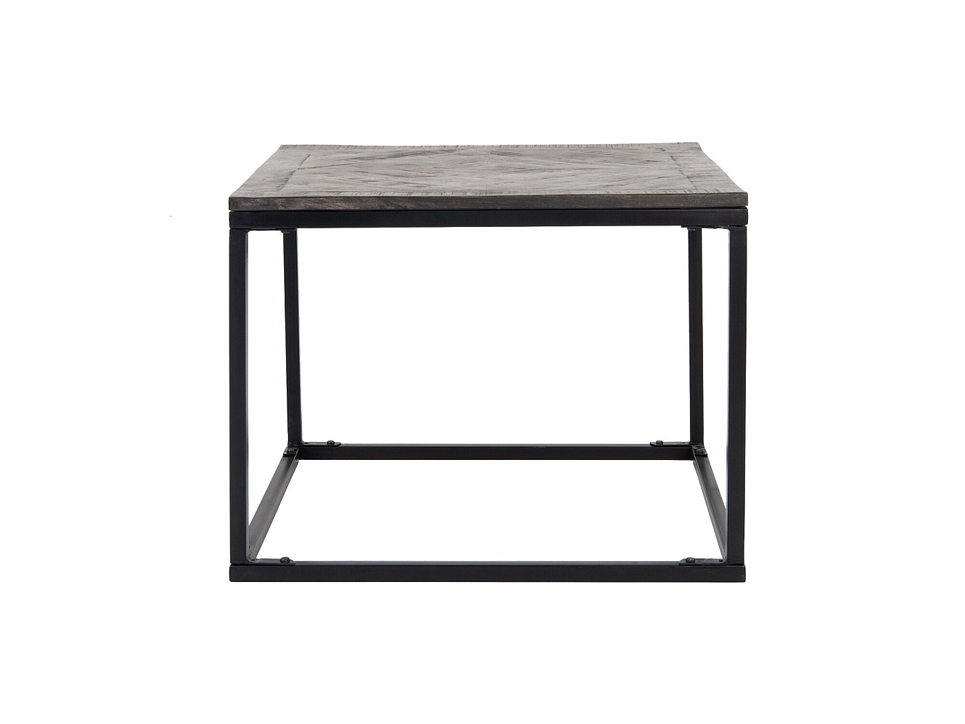 Table basse salon canapé en bois de manguier massif 60 x 60 x 46 cm