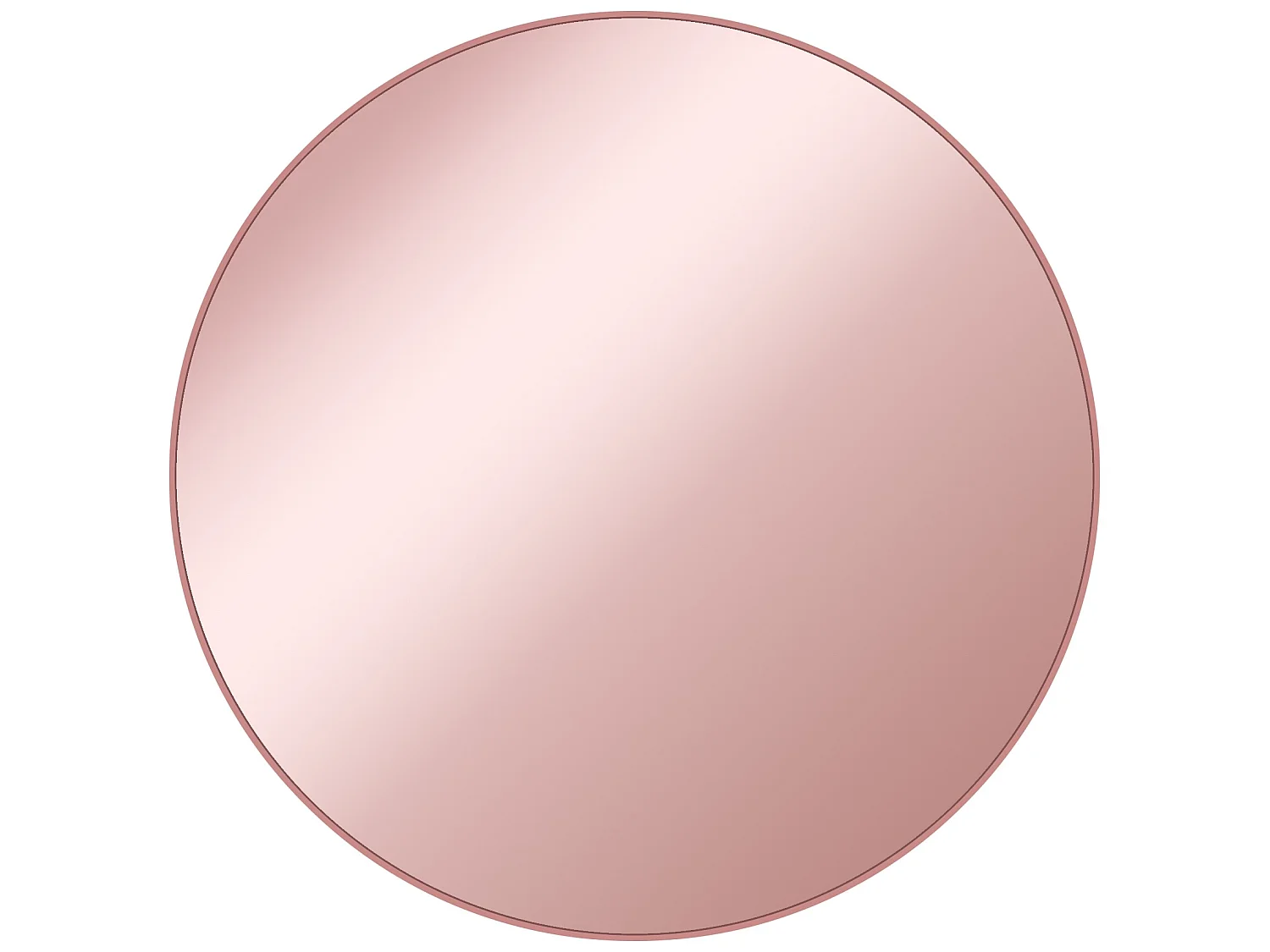 WOMO-DESIGN Mesa auxiliar lateral Tucson Ø75x35cm mesita de centro redonda de cristal y metal color cobre para salón sofá, estilo ligero y aireado