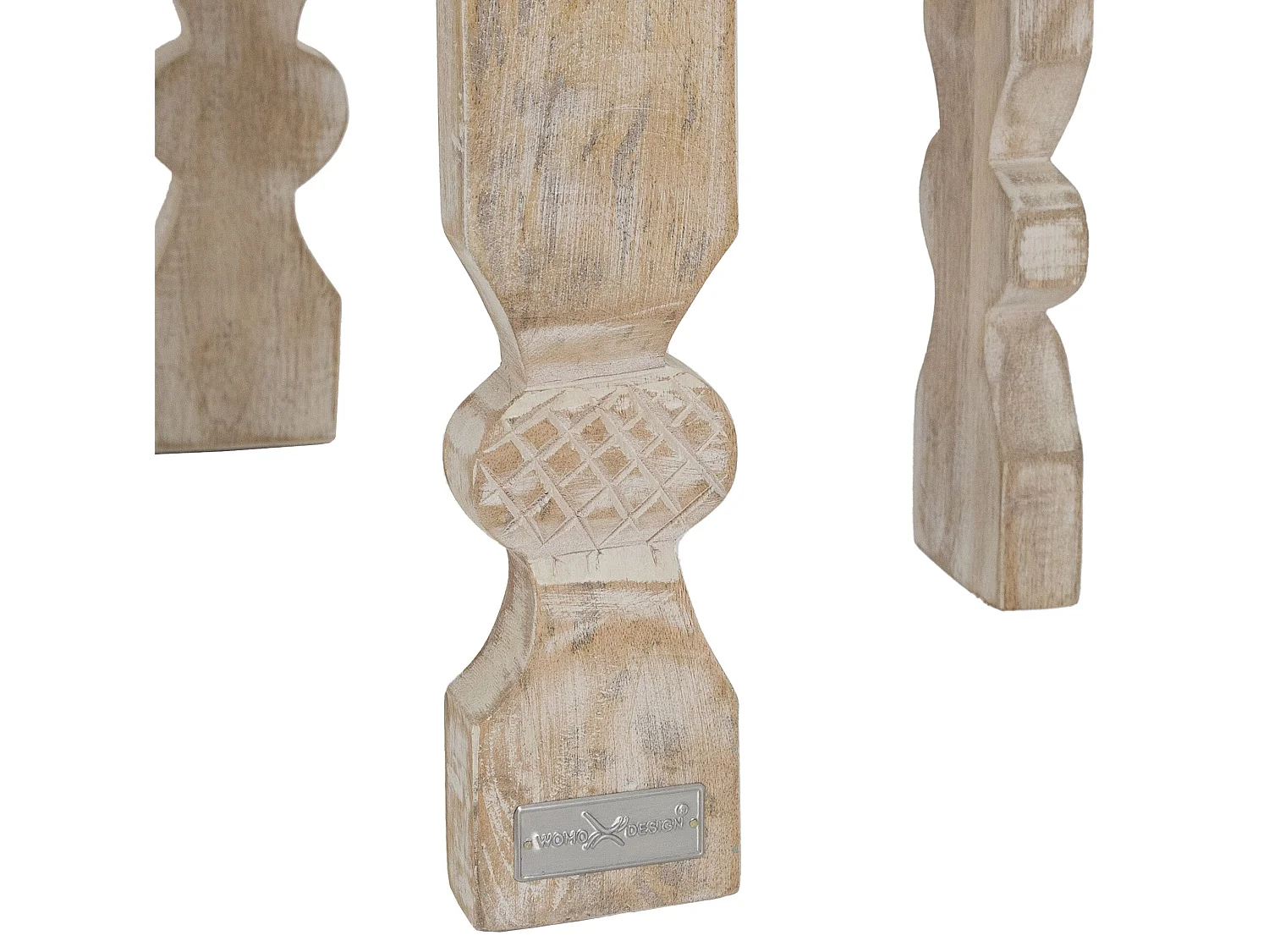 Table d'appoint Shabby Chic Genua en bois de mangue massif WOMO-DESIGN