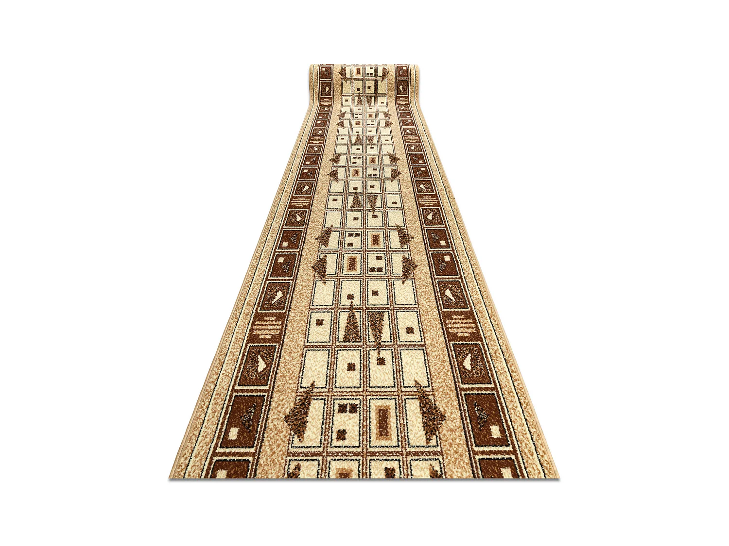 TAPIS DE COULOIR BCF JETTA DZETA beige 150x1000 cm