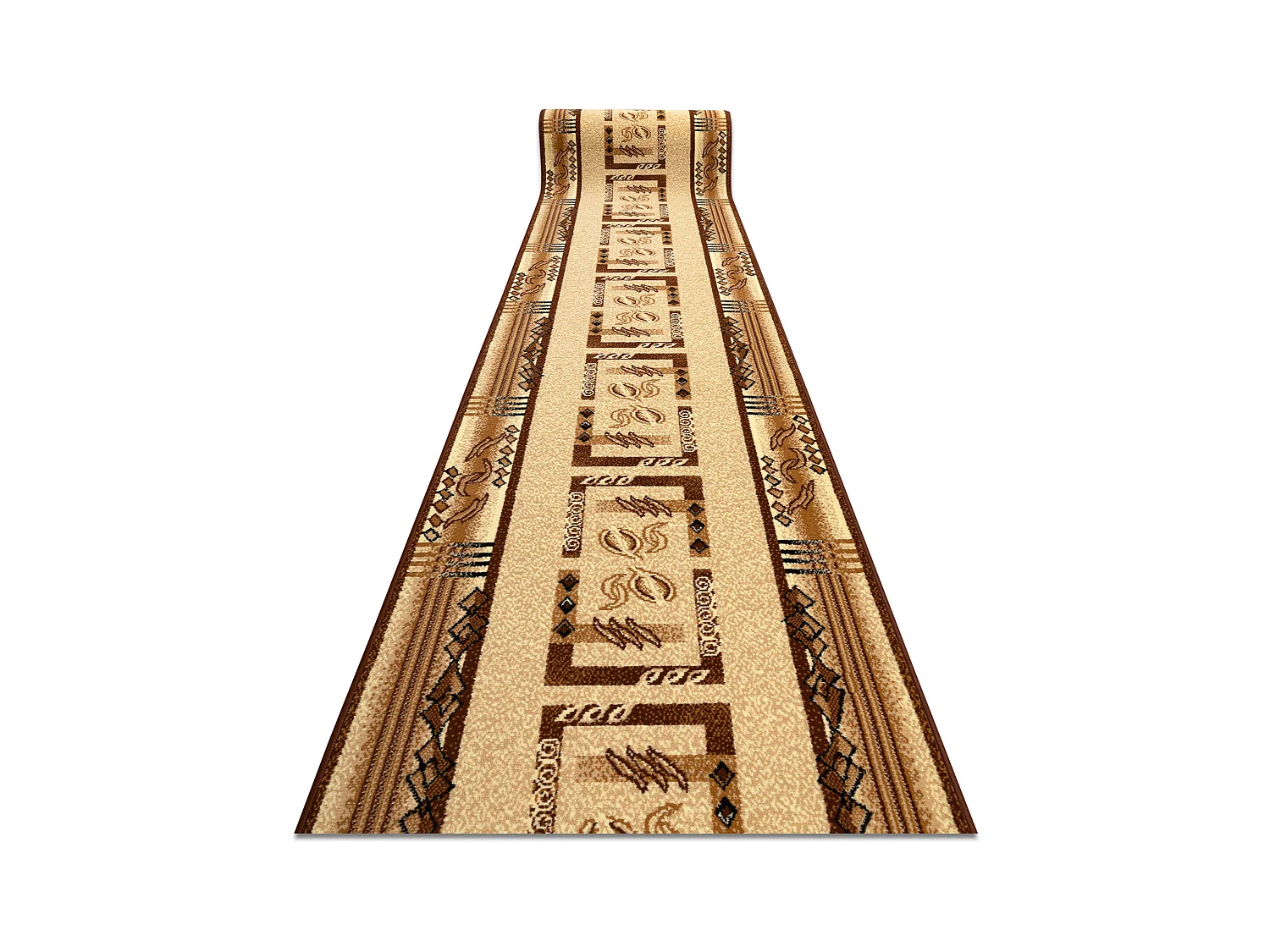 TAPIS DE COULOIR BCF JAŚ beige 150x150 cm