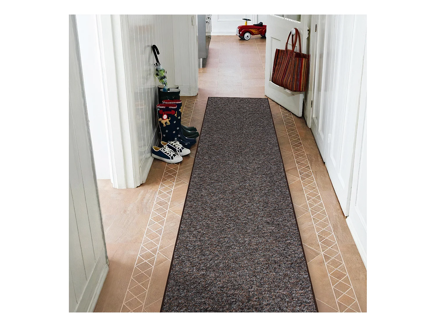 Tapis de couloir SUPERSTAR 310 beige/marron 150x250 cm