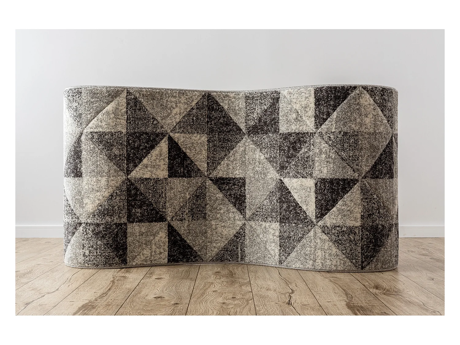 Vloerbekleding FEEL 5672/16811 Drieho grijskleuring / anthracytkleurin 70x180 cm