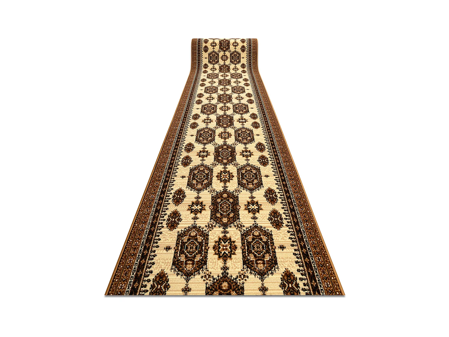 Vloerbekleding BCF ZEGARY beige 80x570 cm