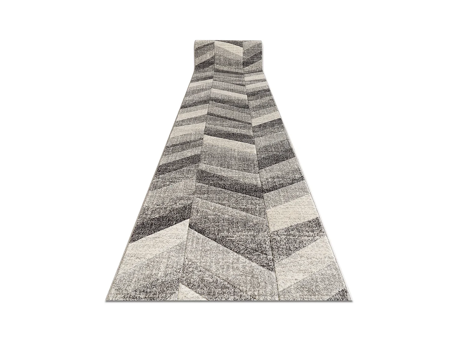 Tapis de couloir FEEL 5673/16811 CHEVRON gris / anthracite / crème 70x300 cm