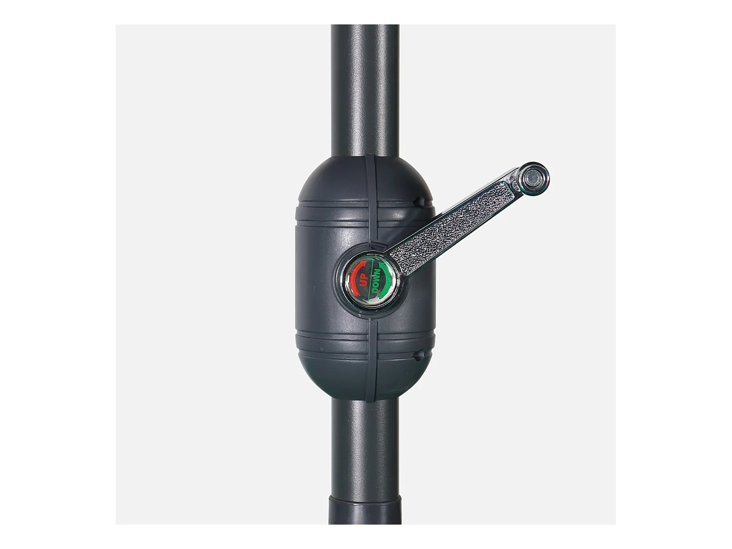 Ombrellone palo centrale  rotondo 300cm  in legno, blu