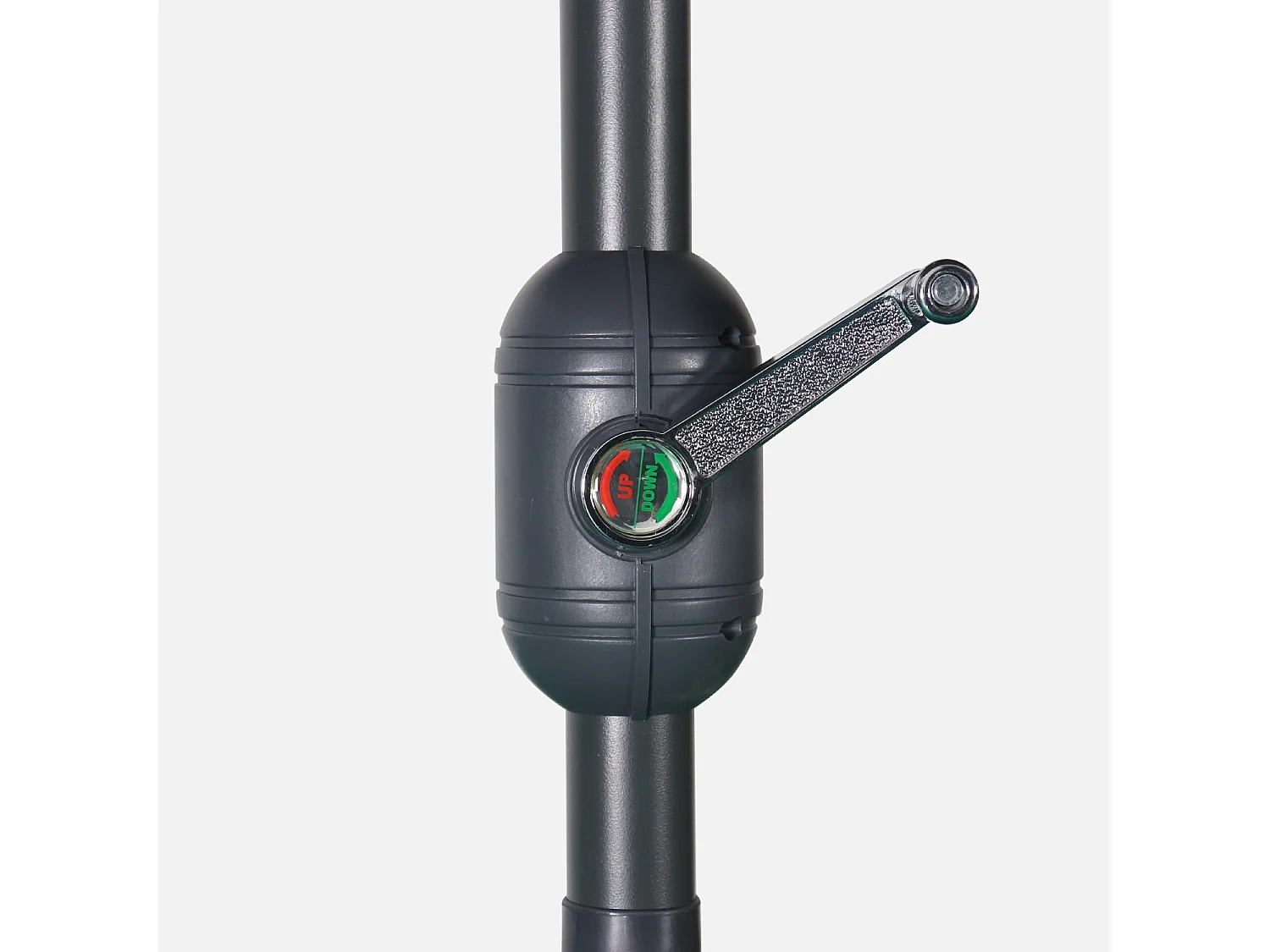 Ombrellone rettangolare 2x3m con palo centrale, viola