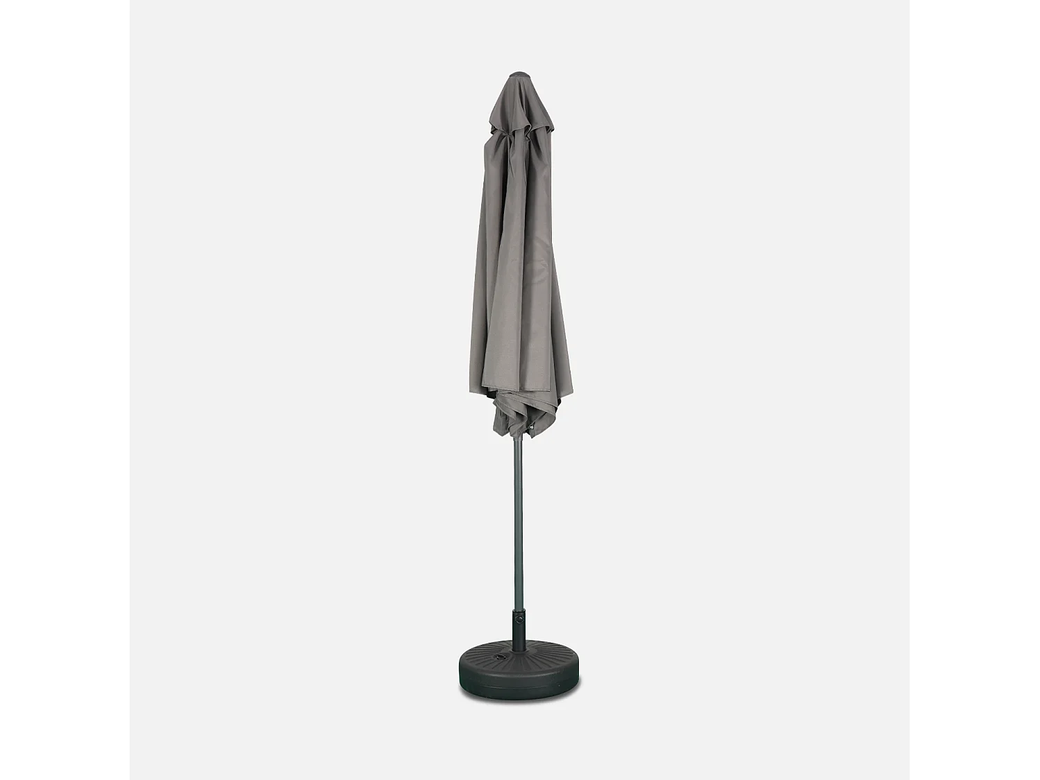 Ombrellone rotondo, ø3m, grigio