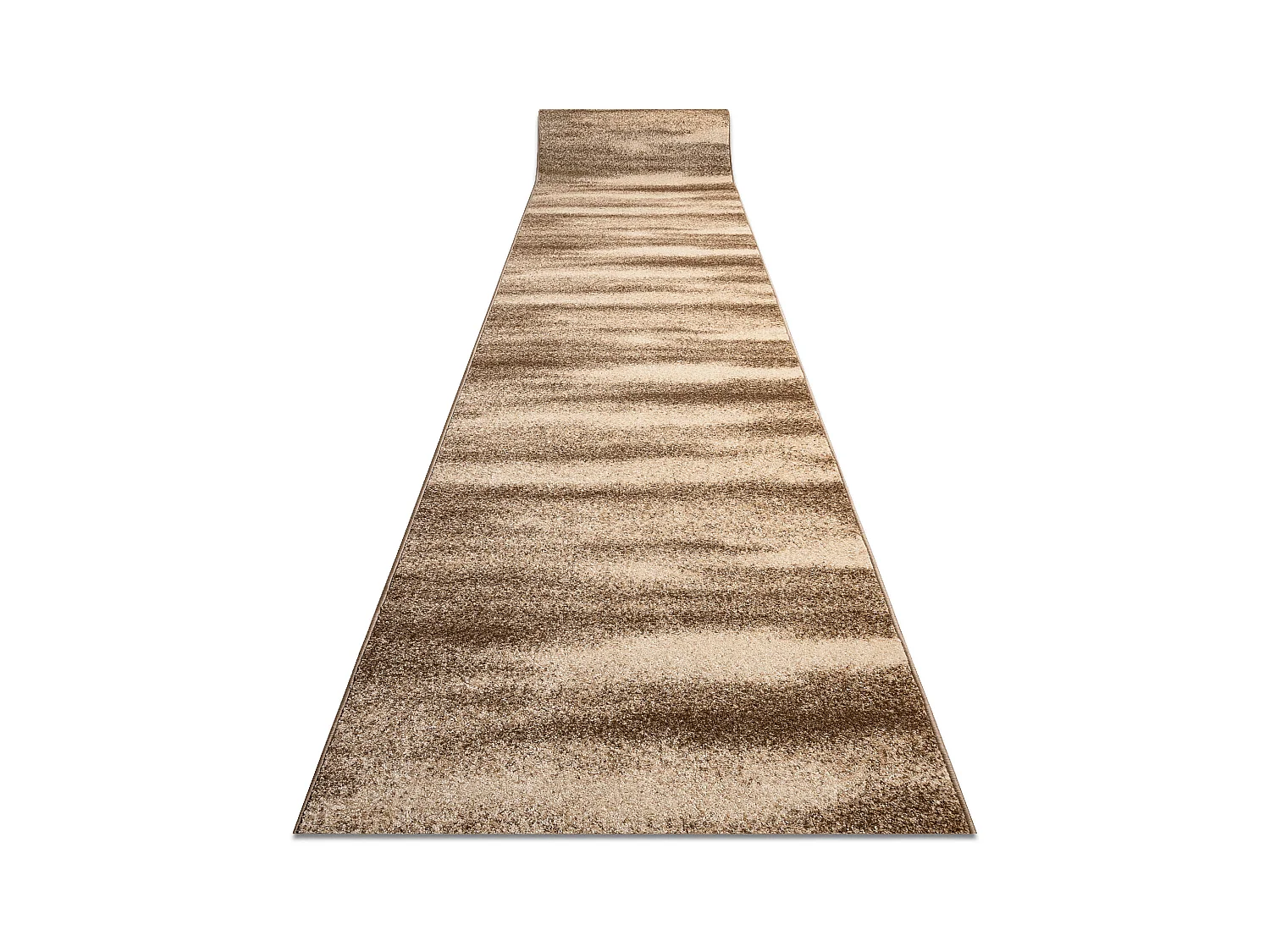 Tapis de couloir KARMEL Sahara, désert, sable noix 100x1250 cm