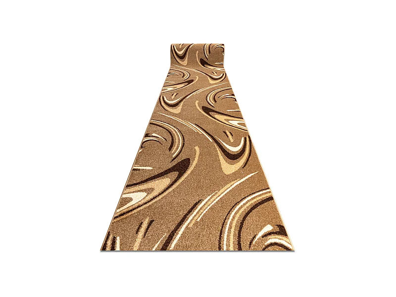 Tapis de couloir KARMEL FRYZ - CAFÉ noix 100x1400 cm