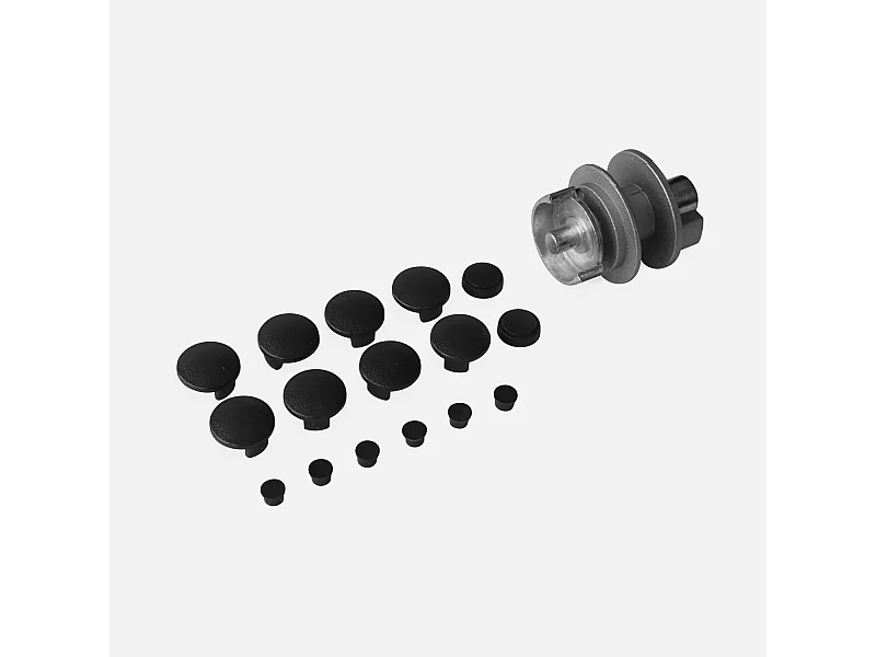 Eje de la manilla para el parasol a distancia gris