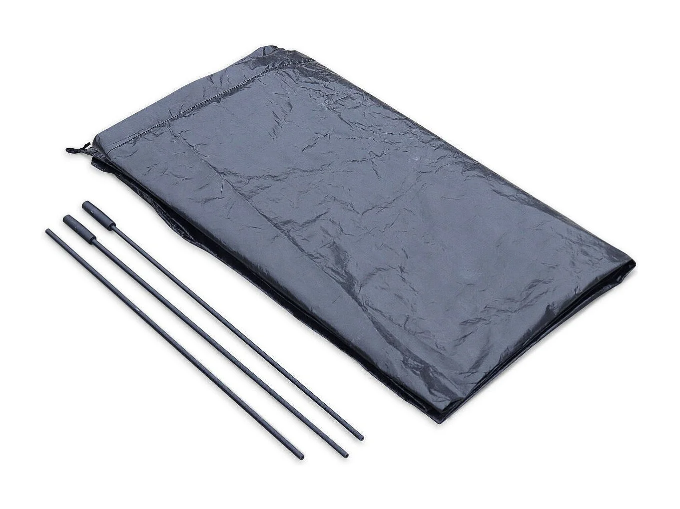 Telo parasole 3x4m, nero