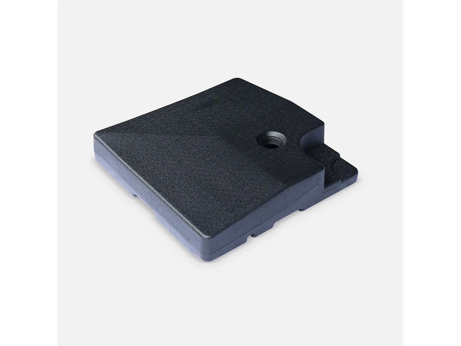 Lastra appesantita per ombrellone 51x51cm (set di 4), nero