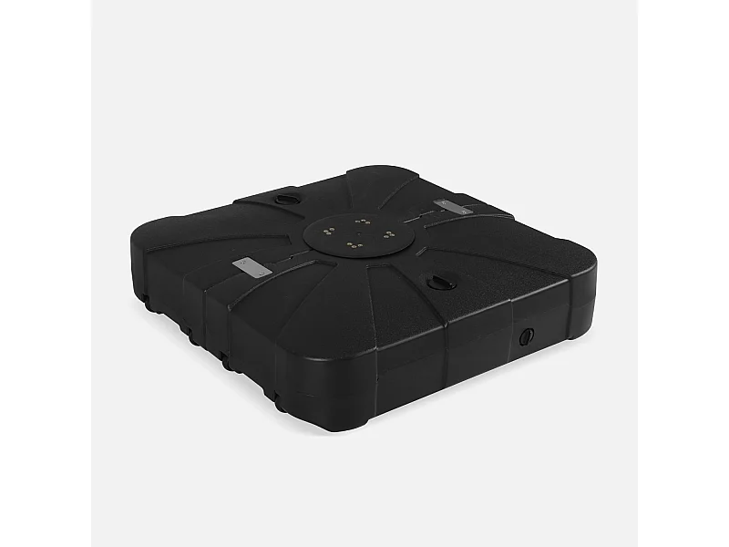 Soporte rellenable,parasol offset, 100l negro