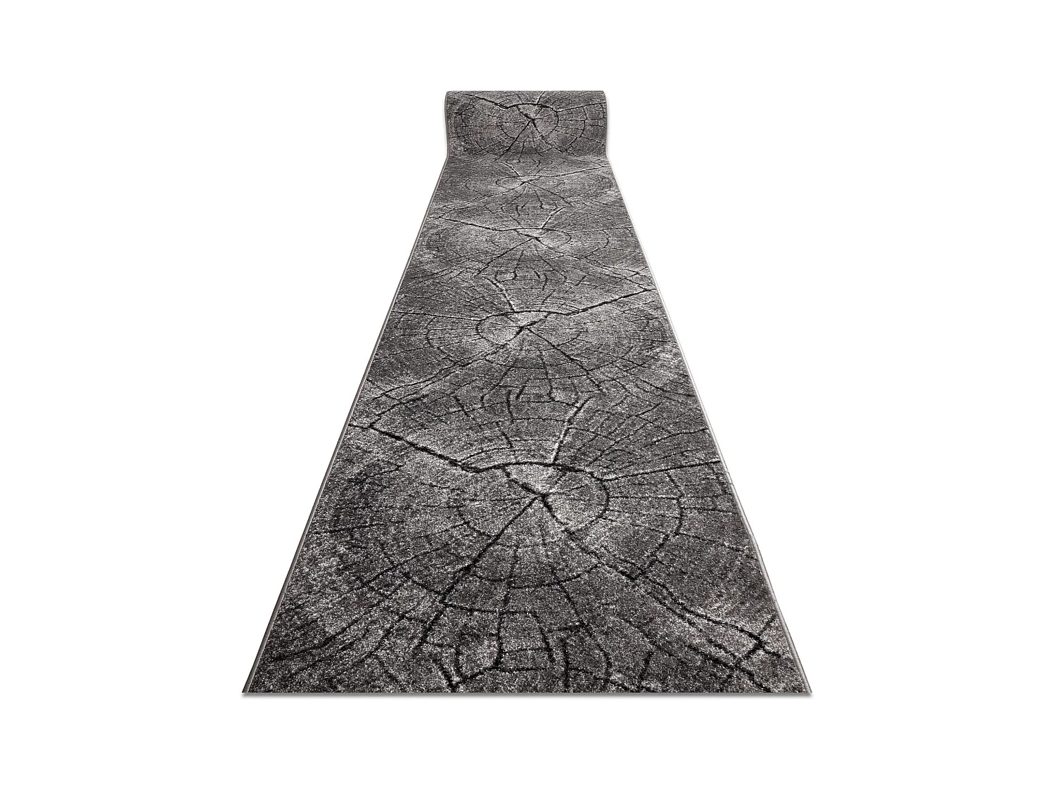 Tapis de couloir SILVER Tronko Arbre Bois gris 120x150 cm