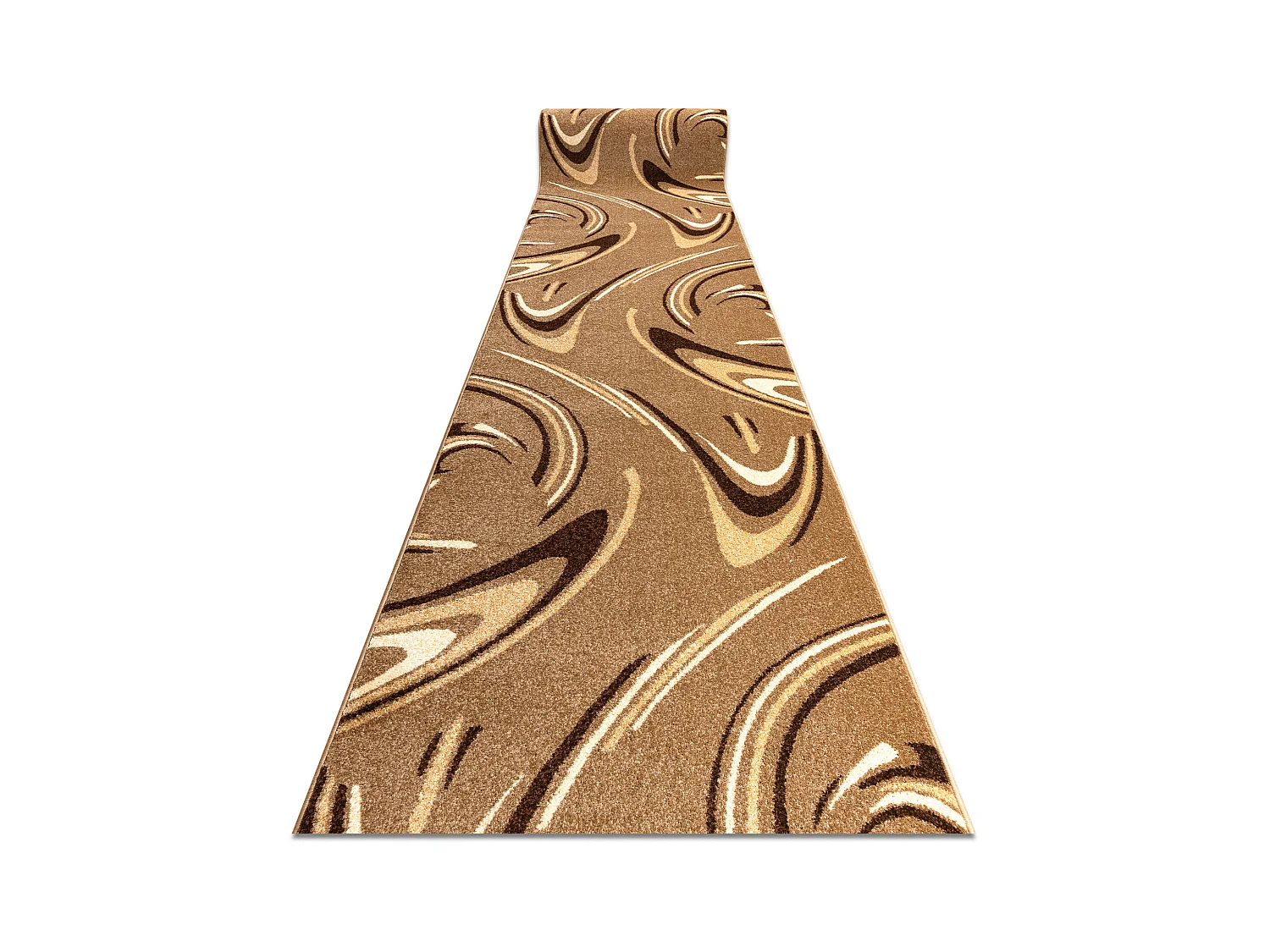 Tapis de couloir KARMEL FRYZ - CAFÉ noix 100x350 cm
