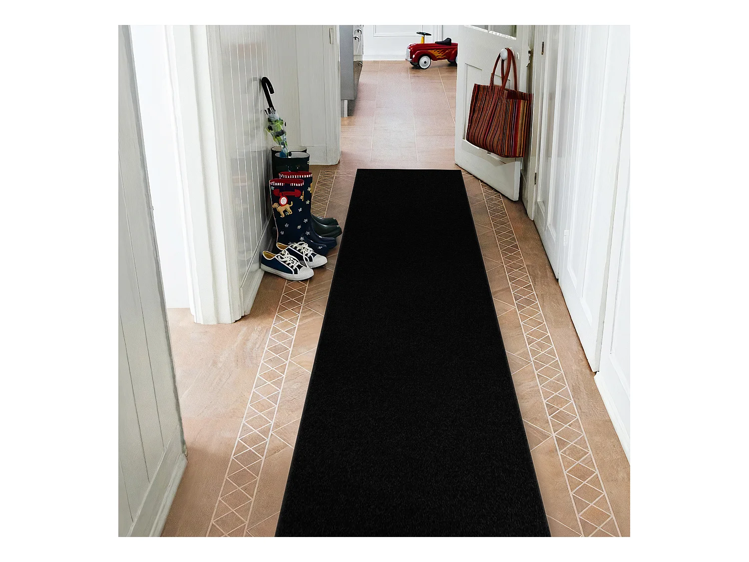 Läufer TRENDY 159 schwarz 150x400 cm