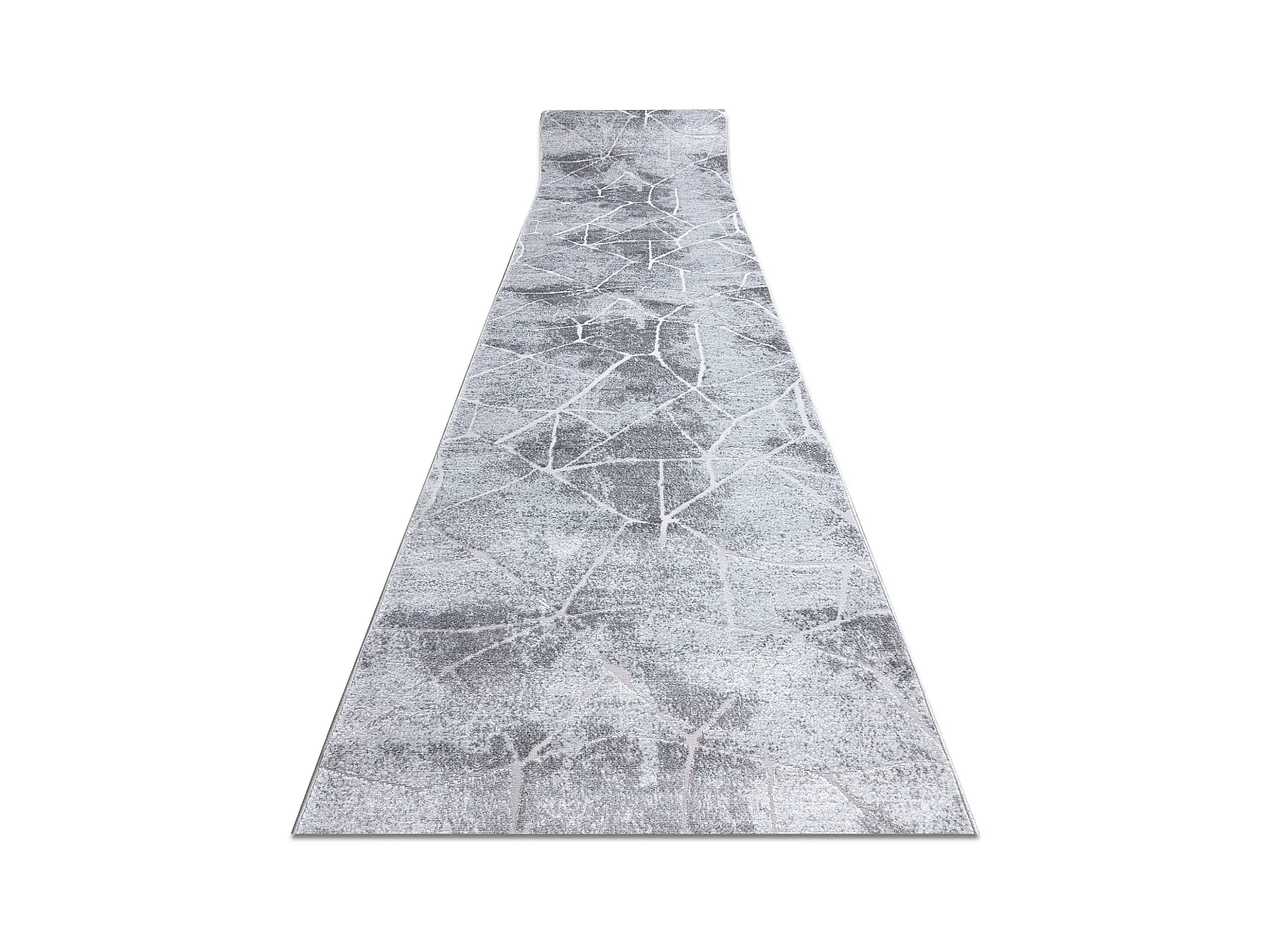 Vloerbekleding Structureel MEFE 2783 marmeren , twee poolhoogte , grij 90x150 cm