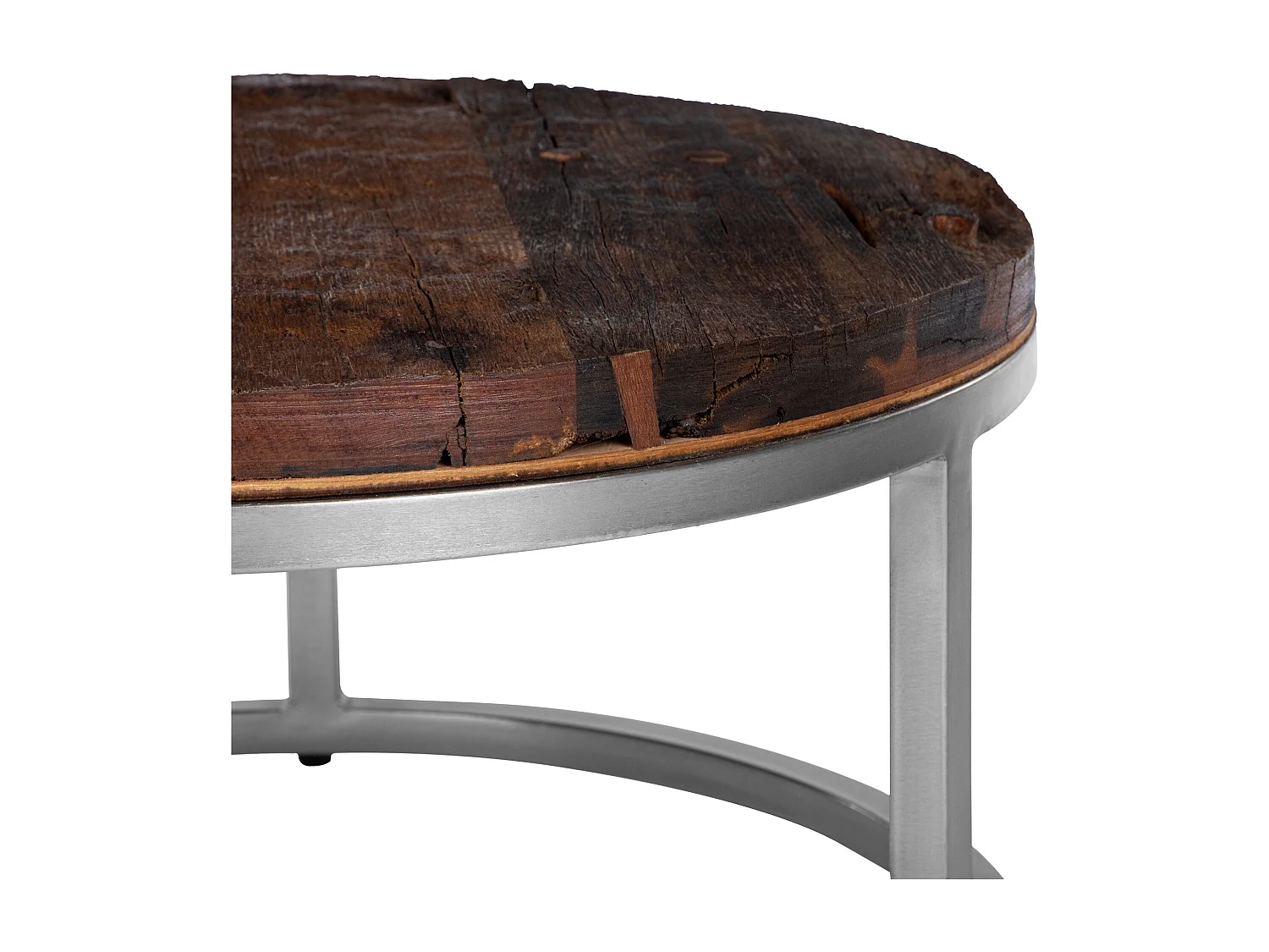 Tavolino in legno massello di acacia per soggiorno WOMO-DESIGN