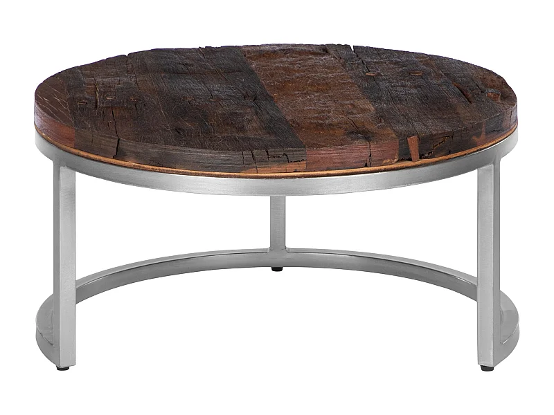 Tavolino in legno massello di acacia per soggiorno WOMO-DESIGN