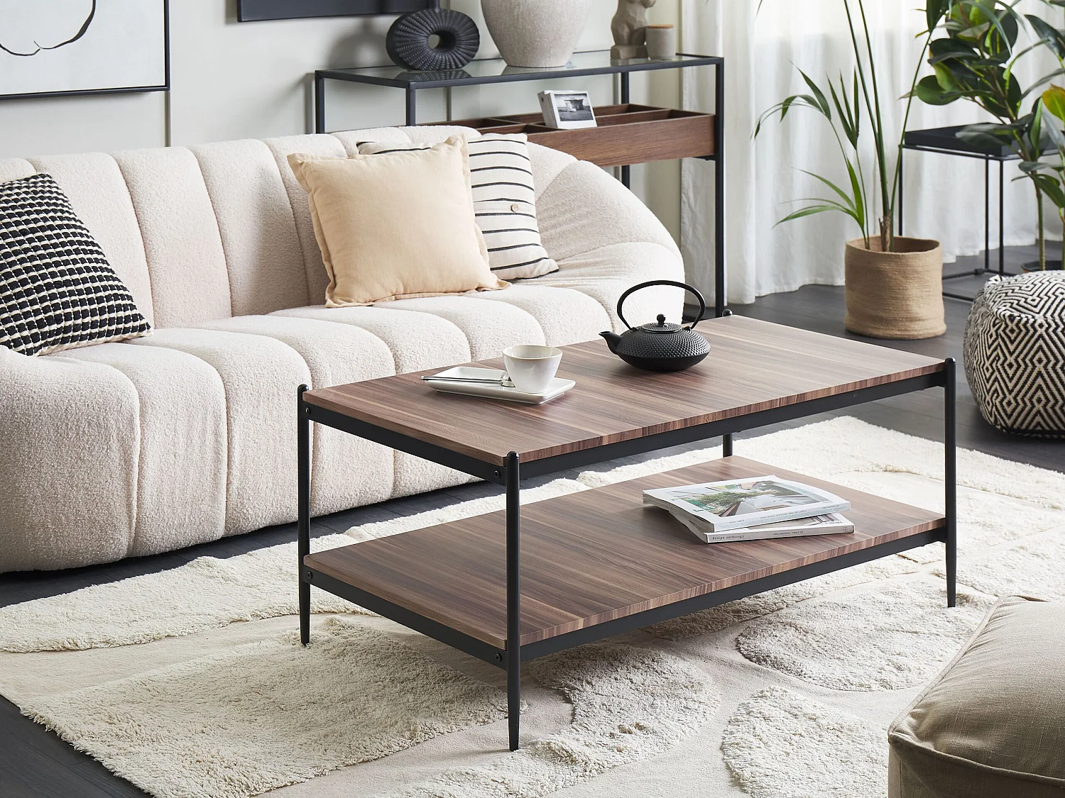 Couchtisch AVOCA Dunkelbraun