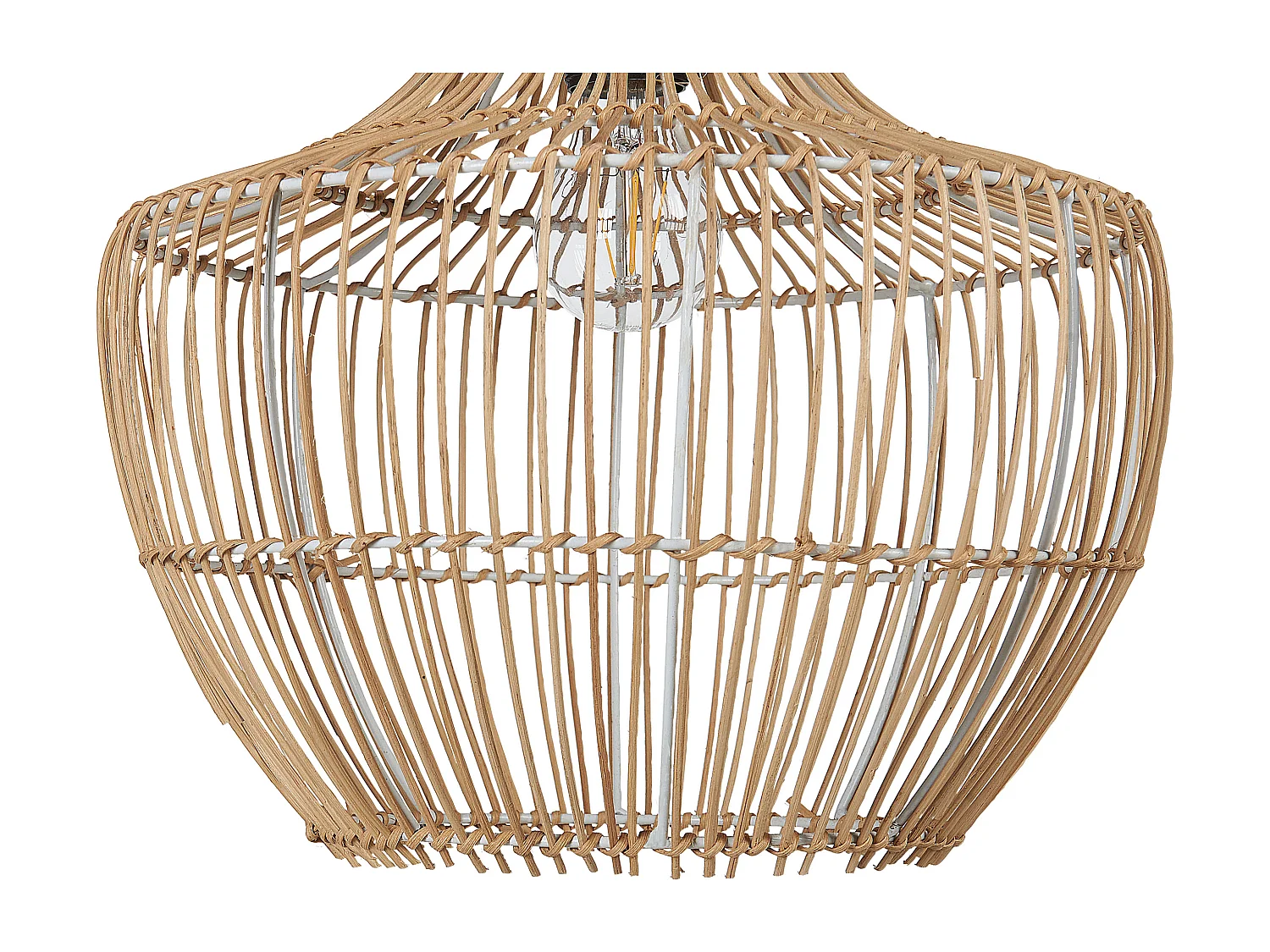 Lampe suspendue en rotin naturel MAZOWE