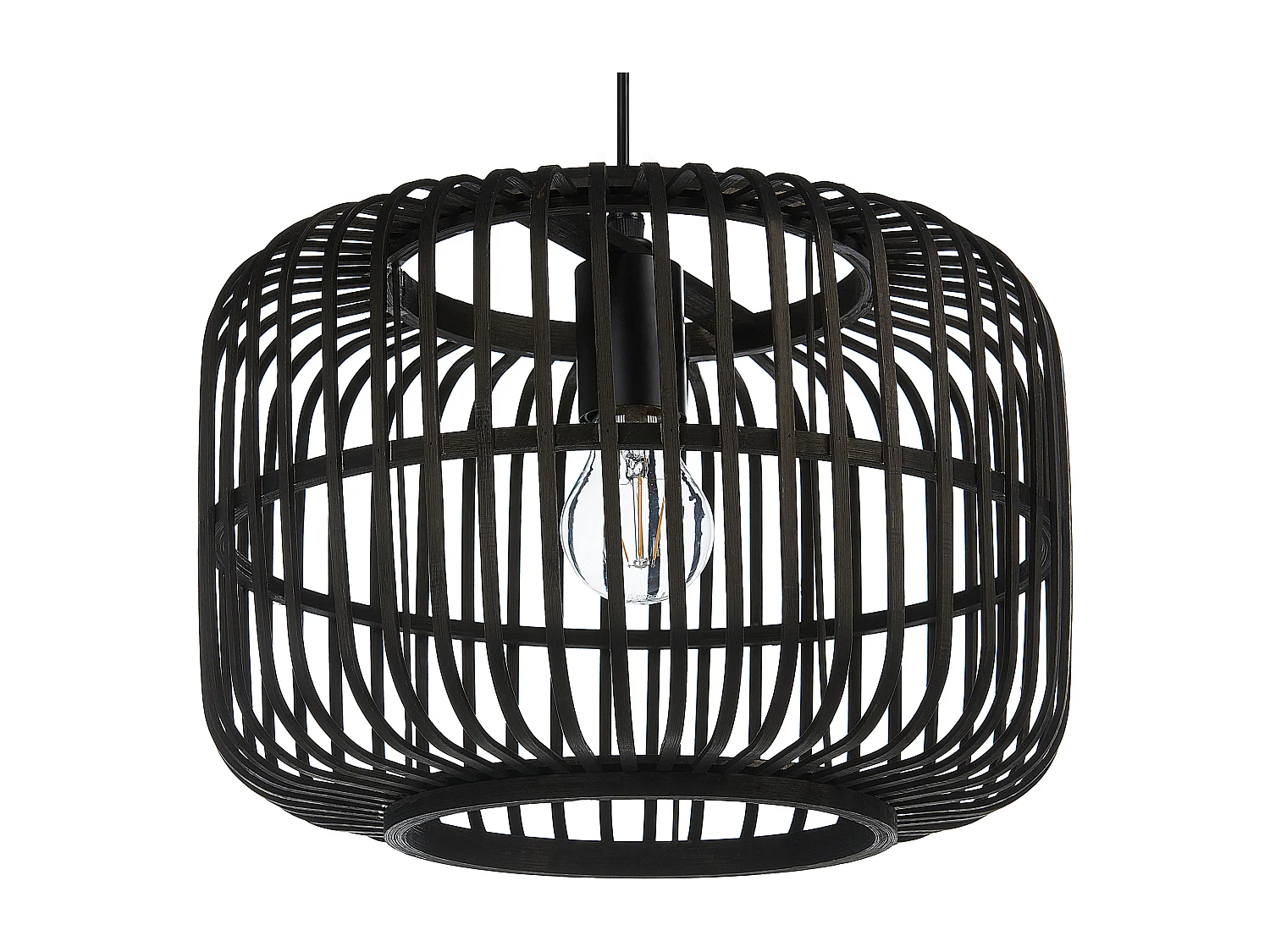 Lampe suspension MACHEKE Bambou Noir