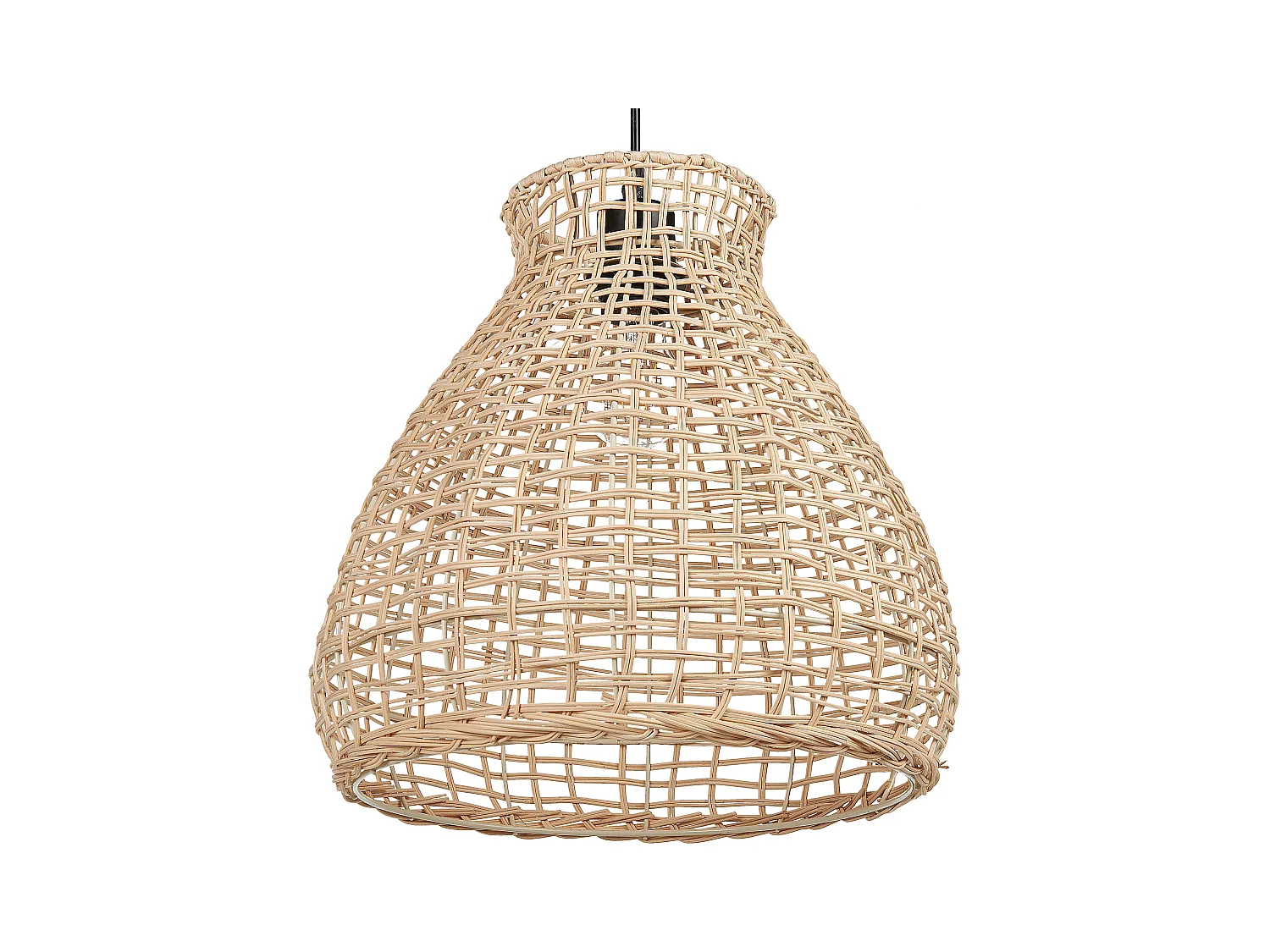 Lampe suspension SAKENI Rotin Naturel