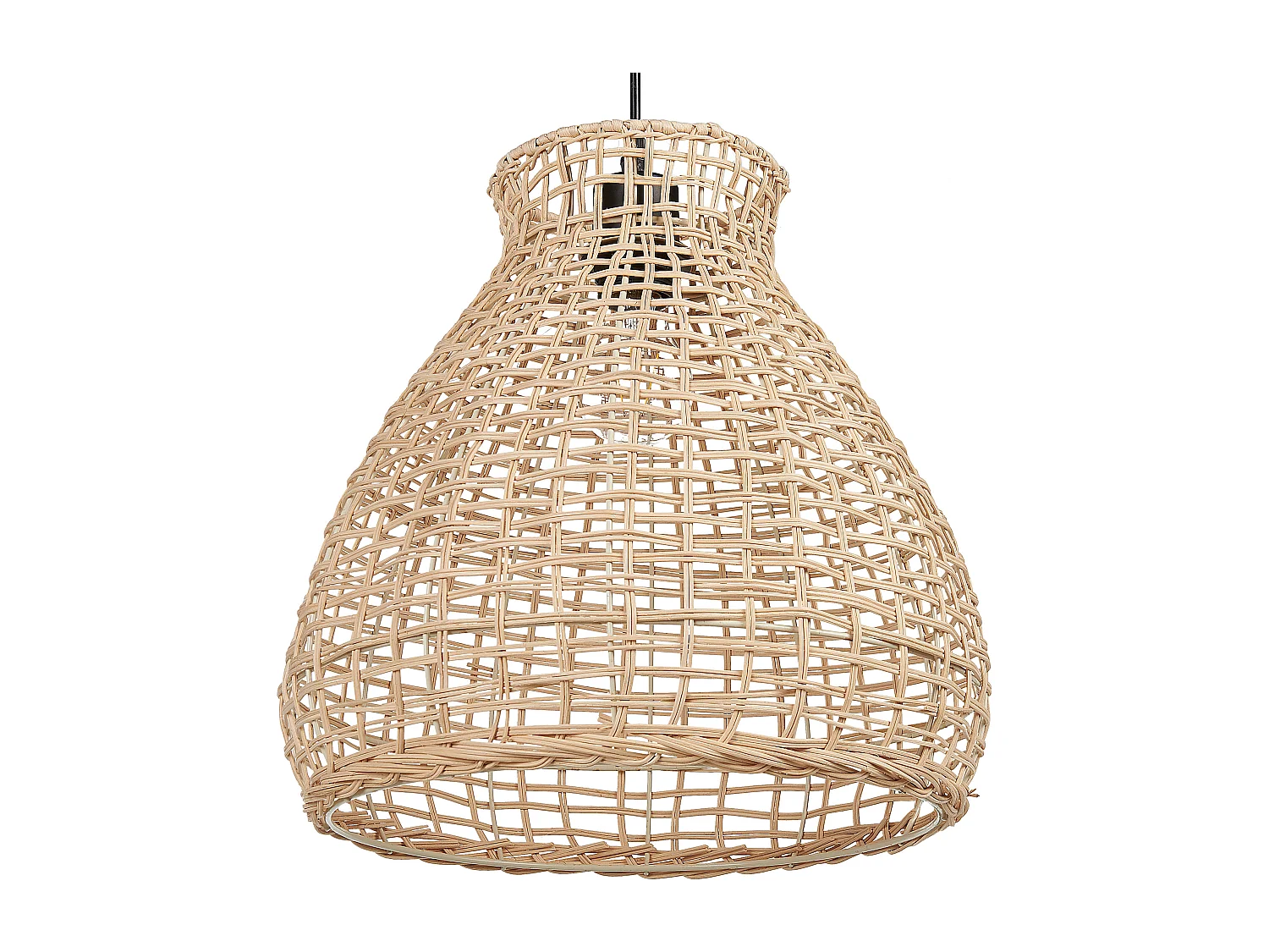 Lampe suspension SAKENI Rotin Naturel