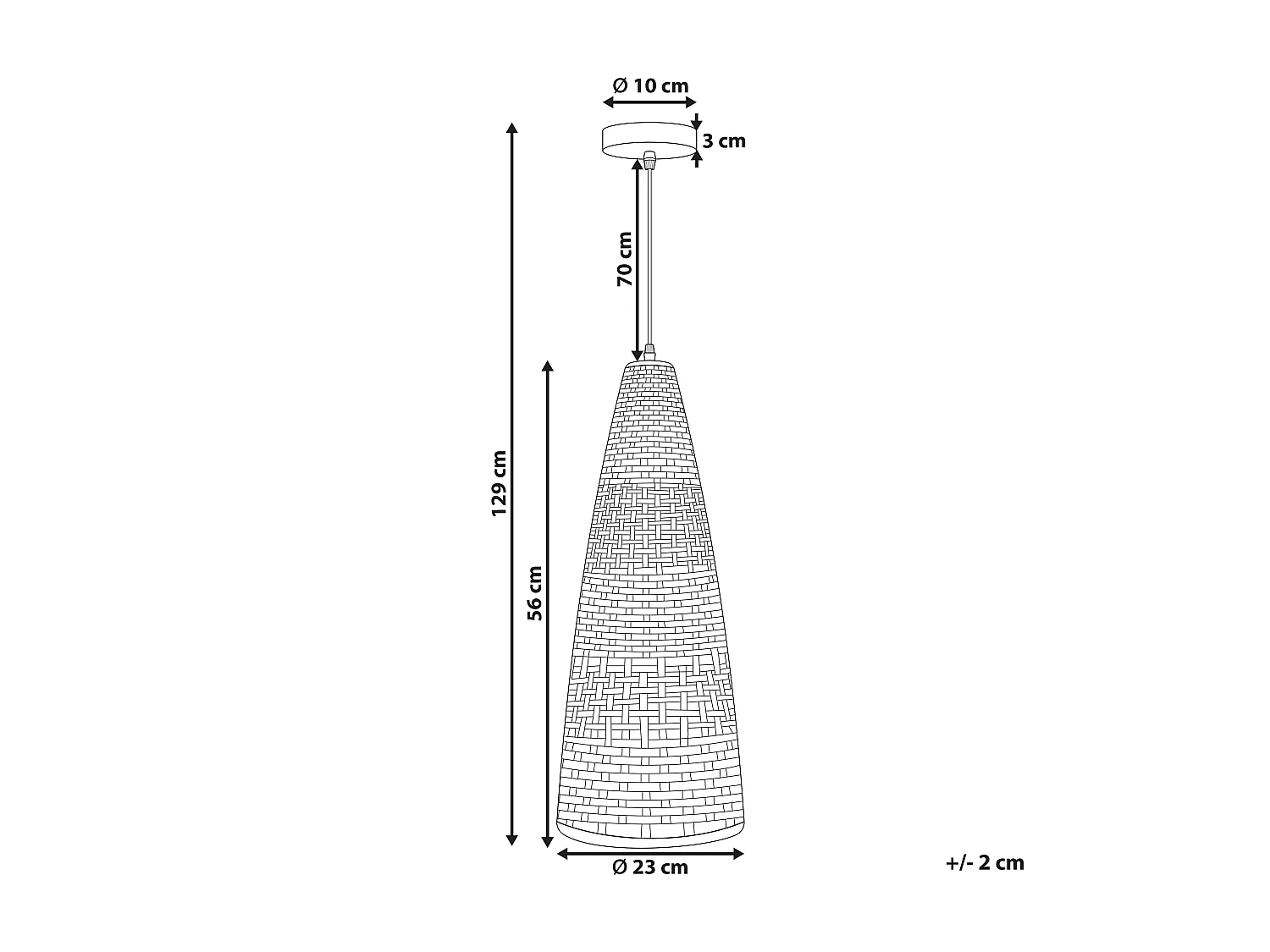 Hanglamp SUAM Bamboehout Natuurlijk