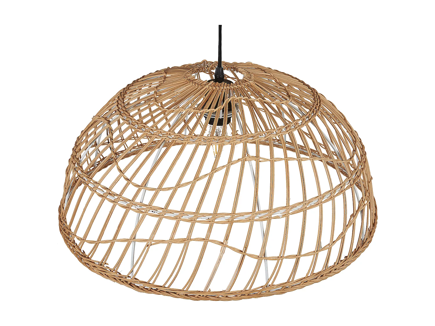 Lampe suspension RAVINE Rotin Naturel
