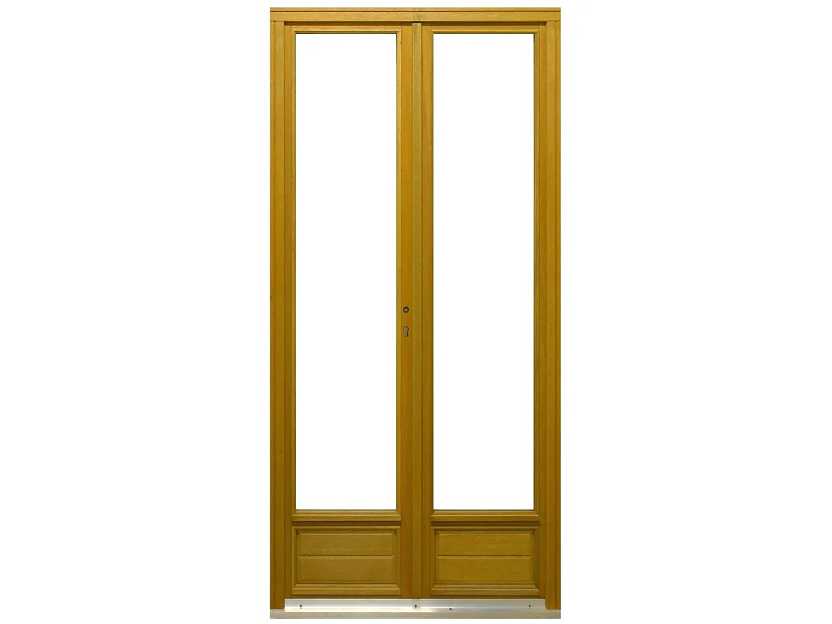 Porte Fenetre Bois 2 Vantaux H205 X L100 Cotes Tableau Gd Menuiseries