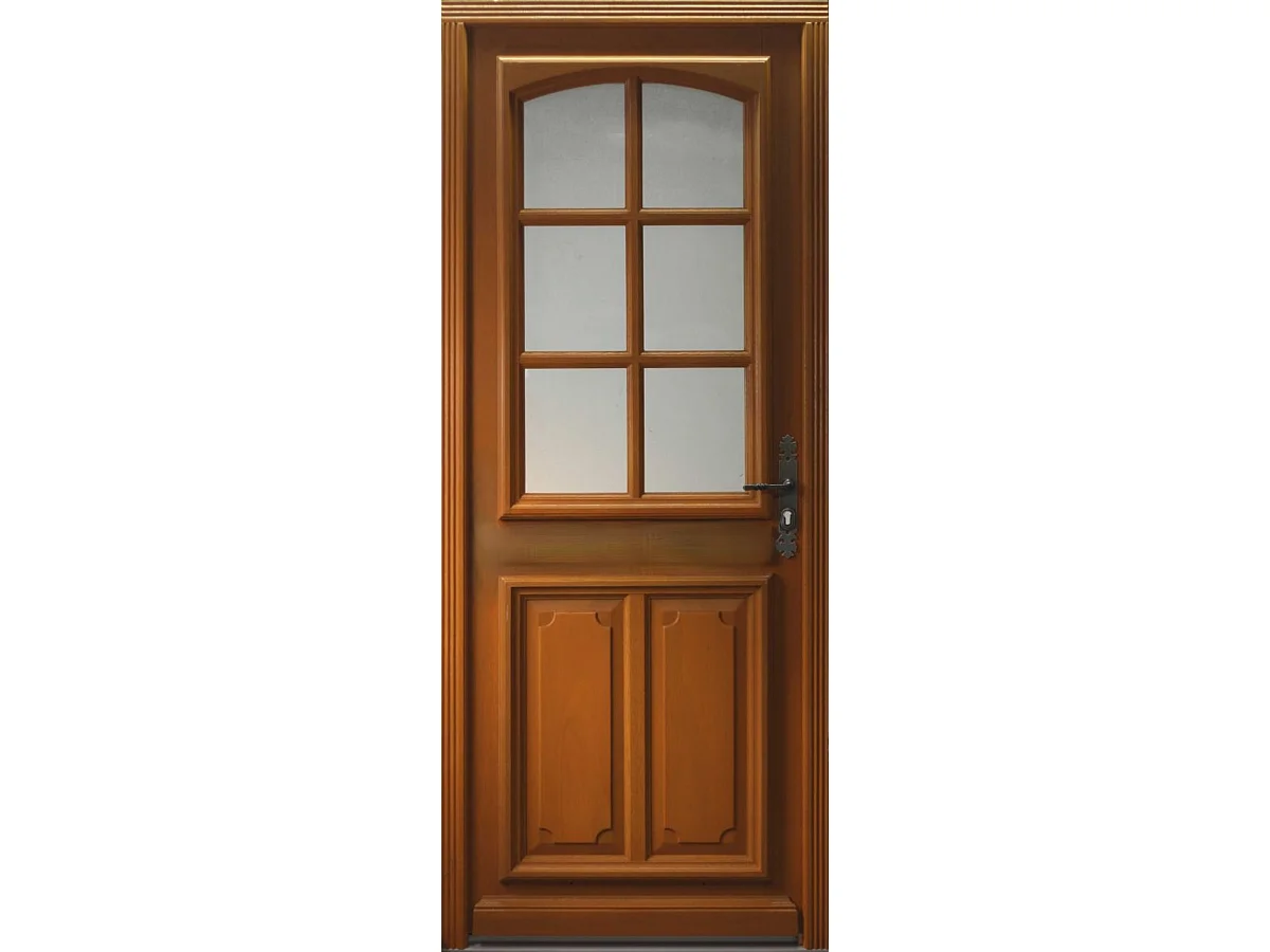 Puerta Entrada Madera Exo Modelo 'Marine' 200X80 Empuje Izquierdo sin manilla