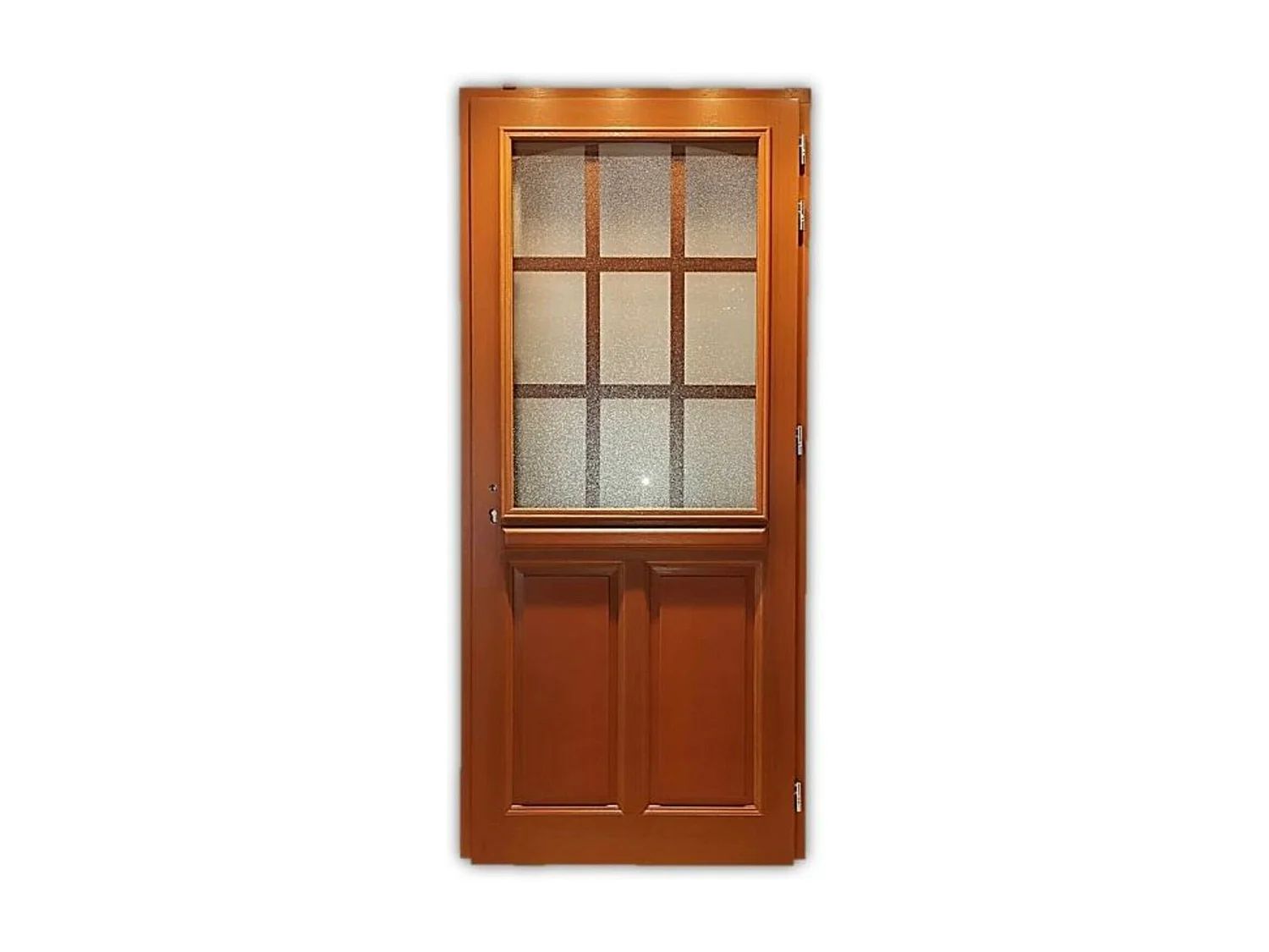 Porte d'entree Bois vitree, Alena, H,215xl,90  p,gauche Cotes Tableau