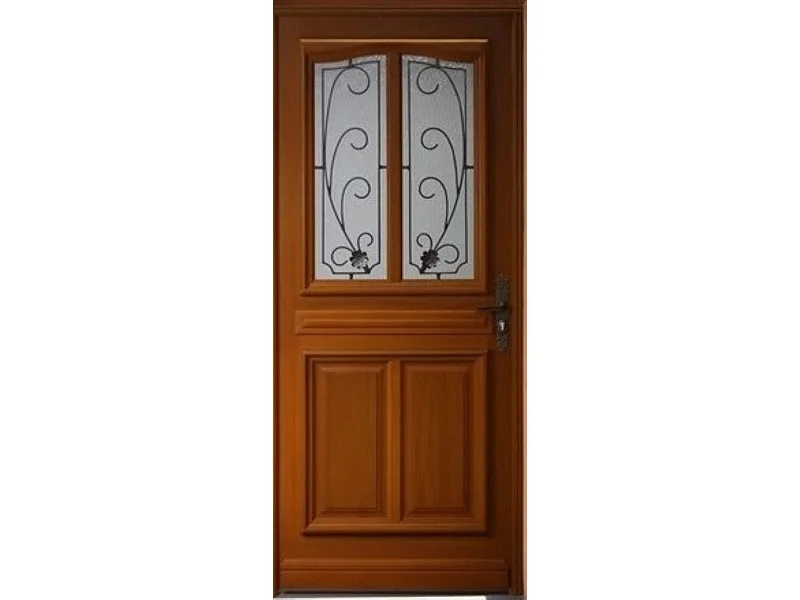 Porte d'entree Bois vitree, Mathis, H,200xl,80  p,gauche  Cotes Tableau