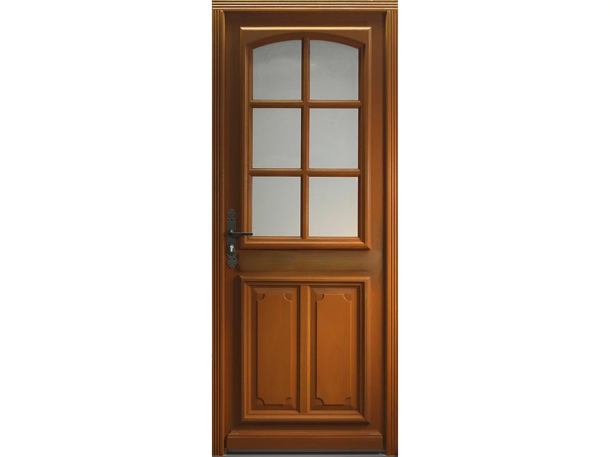 Puerta de Entrada de Madera Exo Modelo 'Marine' 200X80 Empuje a la Derecha sin manilla