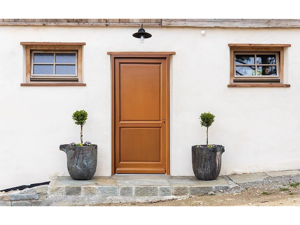 Porte d'entree Bois Pleine, Eyden, H,215xl,90  p,gauche Cote Tableau