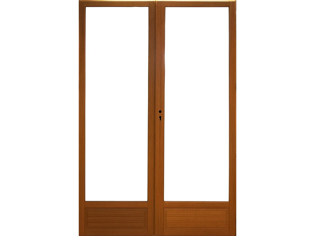 Porte Fenetre Bois 2 Vantaux H215 X L100 Cm Côte Tableau Gd Menuiseries