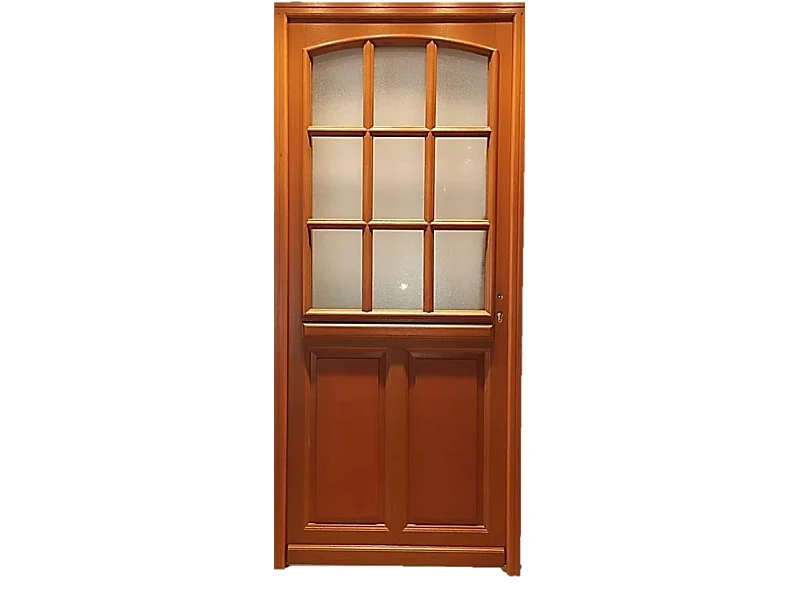 Porte d'entree Bois vitree, Alena, H,215xl,80  p,gauche Cotes Tableau