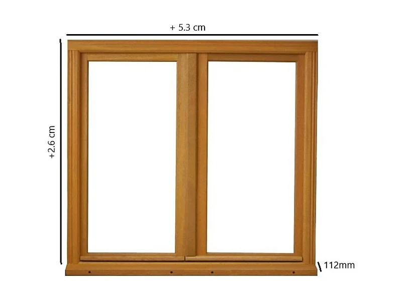 Fenetre Bois 2 Vantaux H165 X L80 Côte Tableau Gd Menuiseries