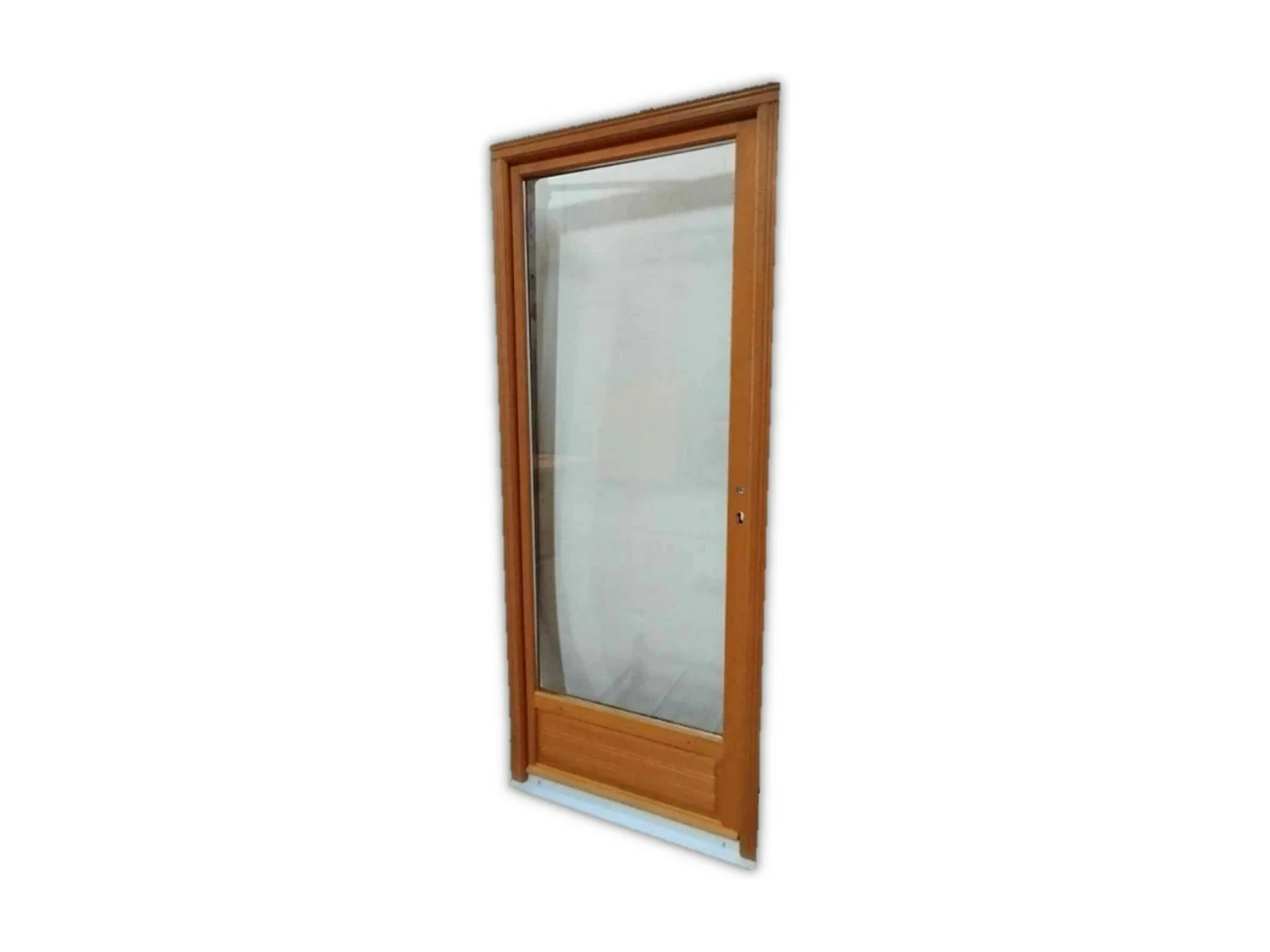 Porte Fenetre Bois 1 Vantail H215 X L80 Tirant Droite Cotes Tableau Gd Menuiseries