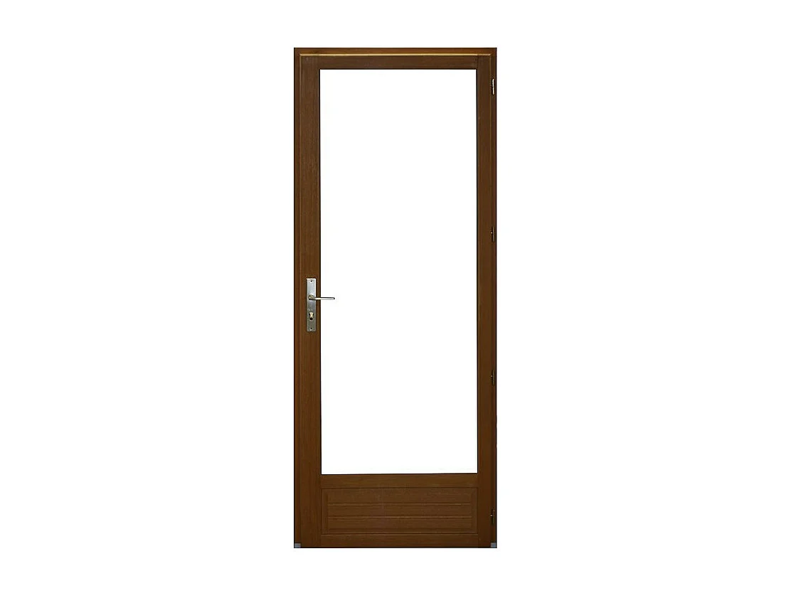 Porte Fenetre Bois 1 Vantail H215 X L80 Tirant Droite Cotes Tableau Gd Menuiseries