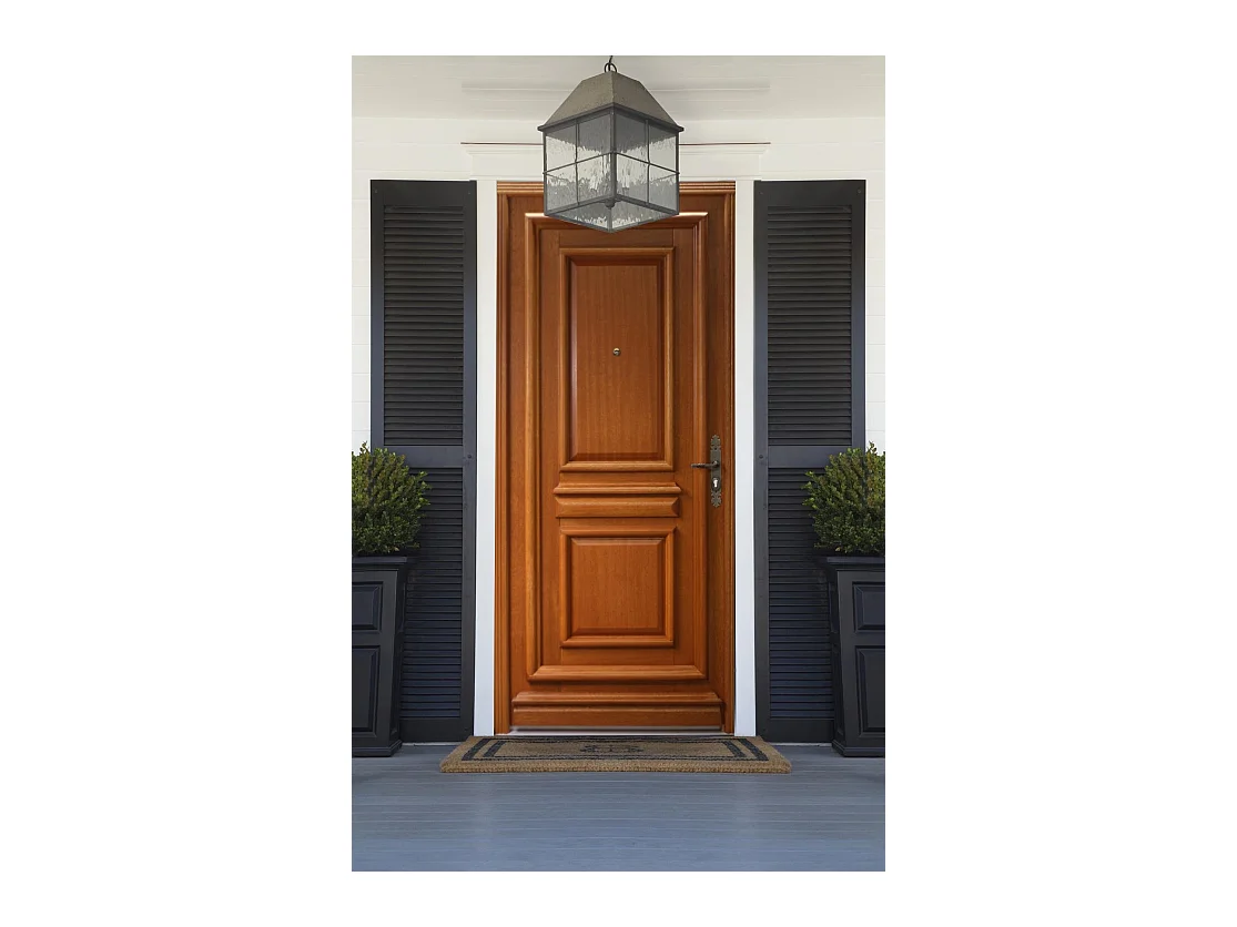 Porte D'Entrée Bois Pleine, Tahi 1, H,215Xl,90 P,Gauche Côtes Tableau